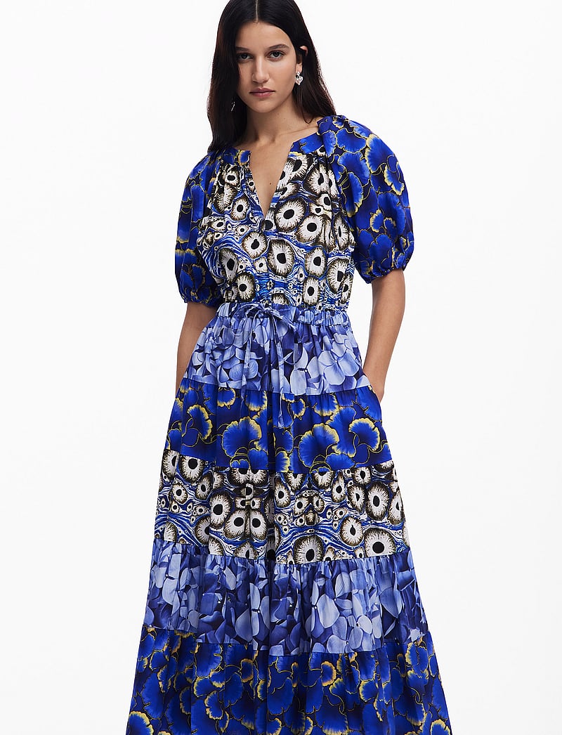 Desigual - CELLS LONG LACROIX - suvekleidid - navy - 4