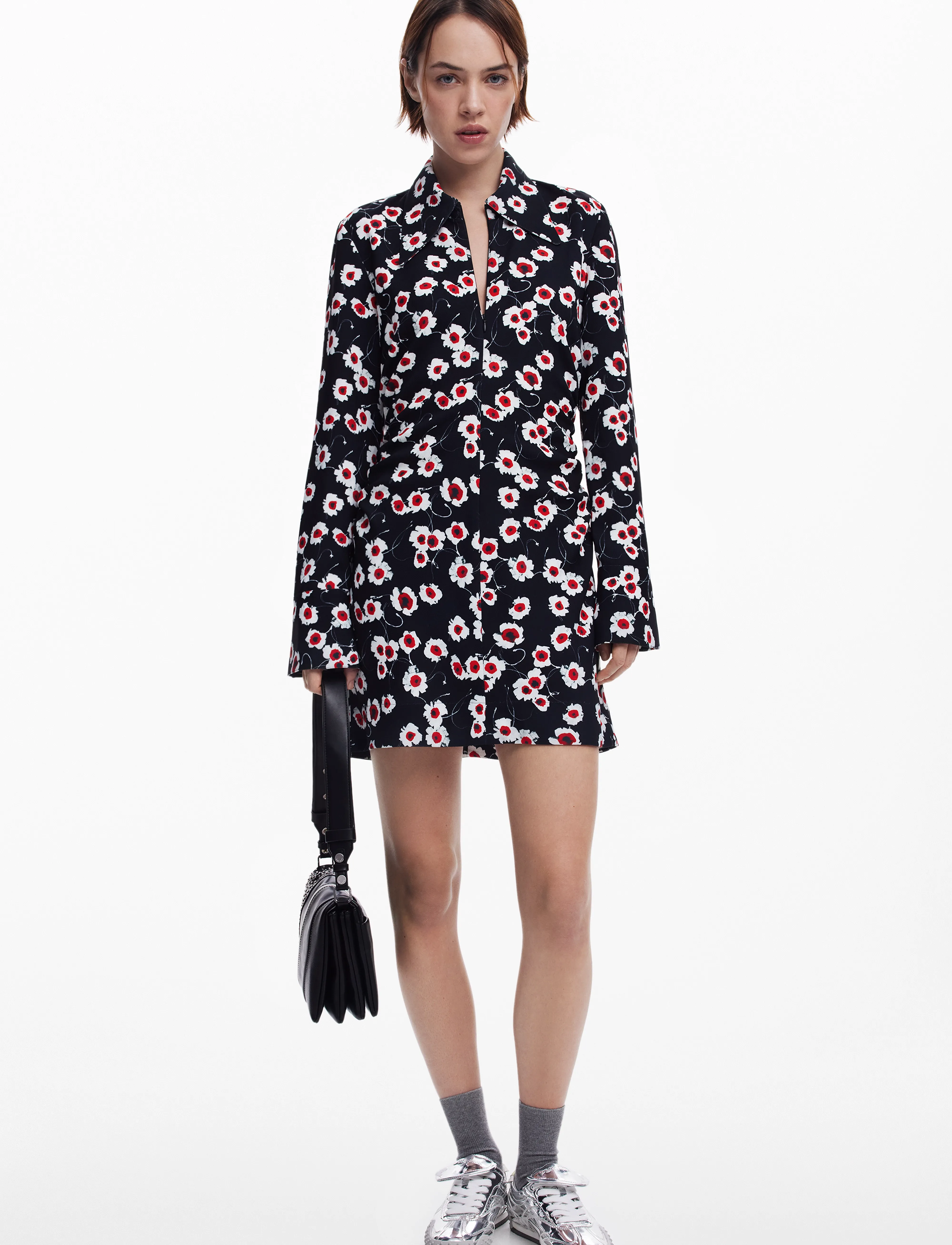 Desigual Nima, XL, Black, Kjoler > Skjortekjoler, Dame