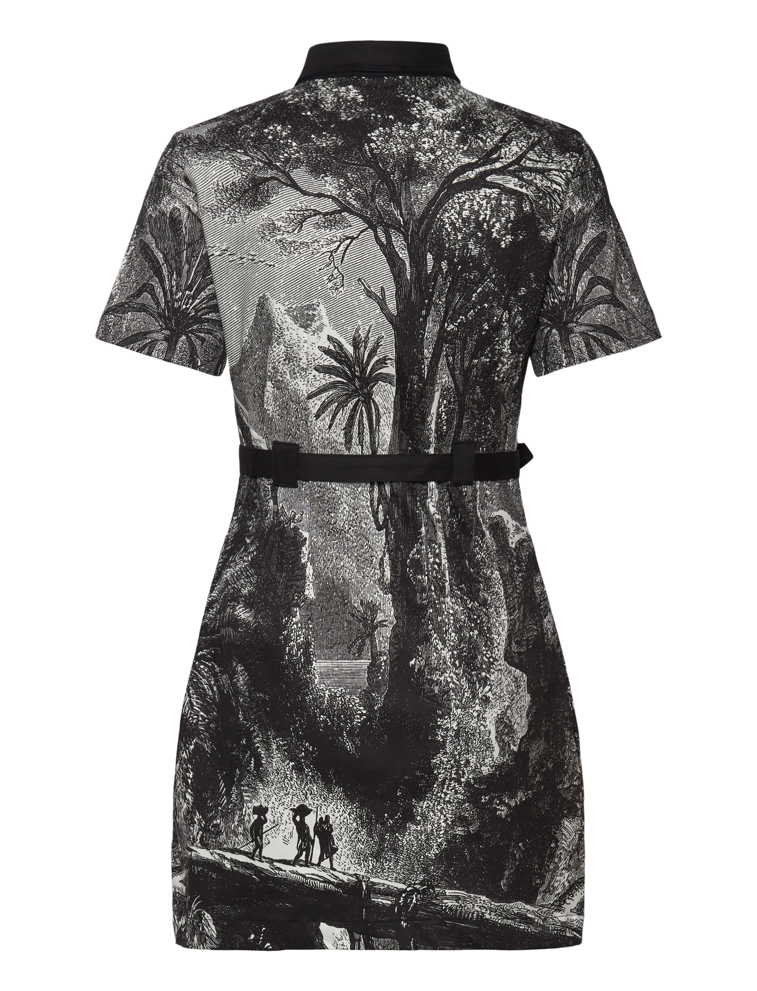 Desigual - TROPICLITOGRAPHYLA - hemdkleider - black - 2