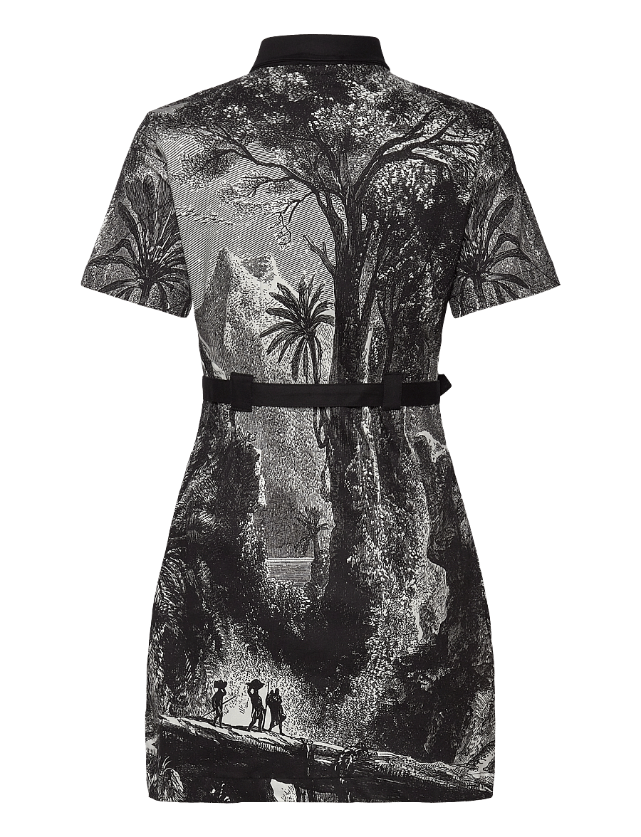 Desigual - TROPICLITOGRAPHYLA - hemdkleider - black - 2