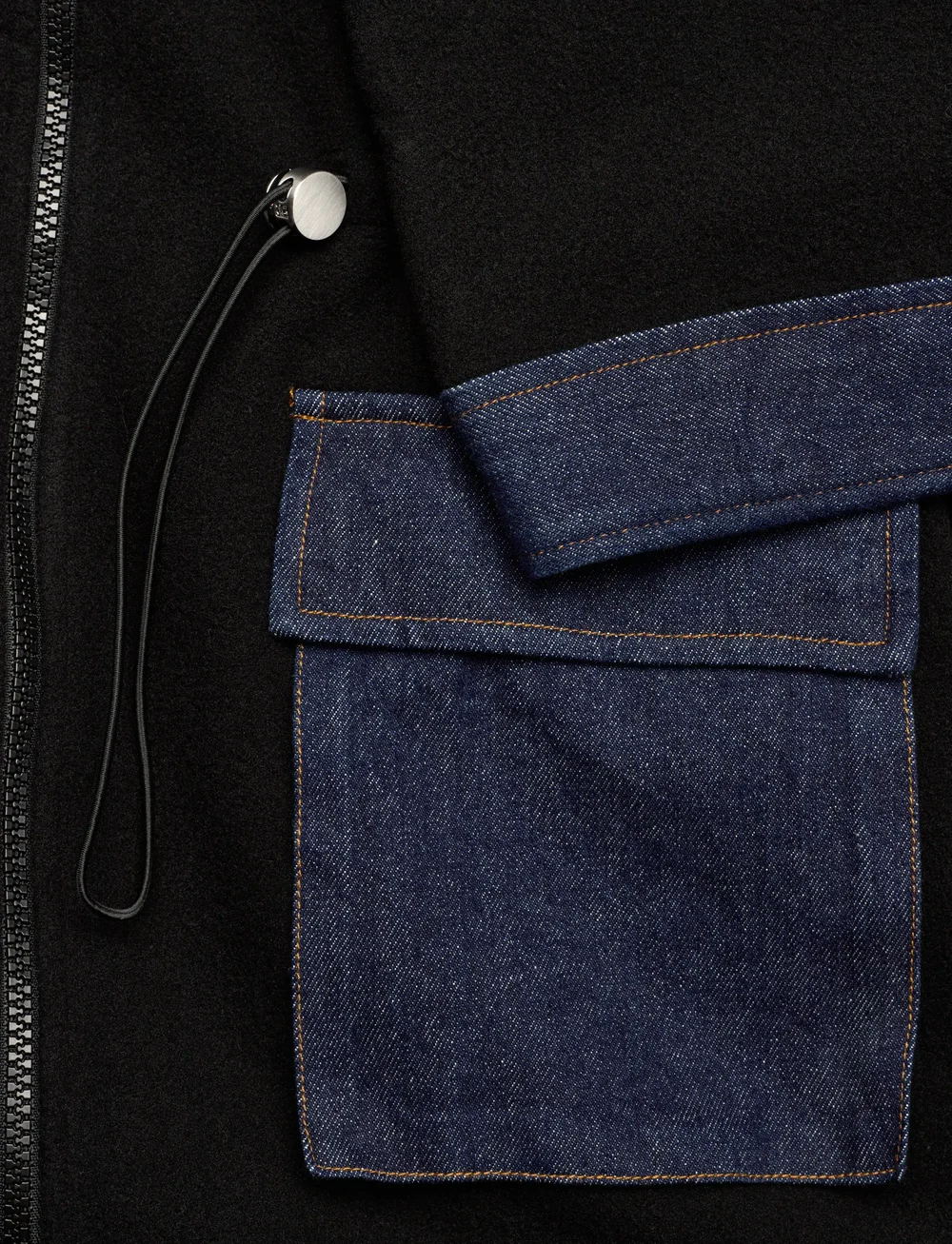 Desigual - PONCHO DENIM ALDAMA - denimjakker - black - 5