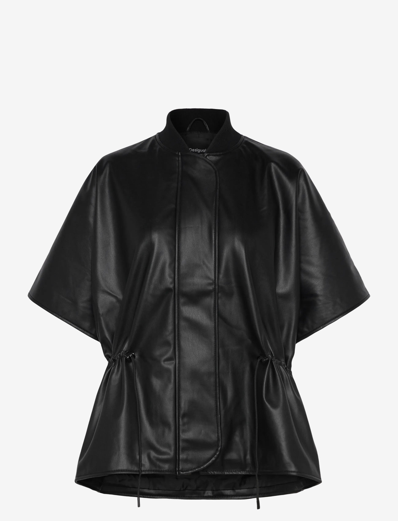 Desigual - PONCHO REVIVAL RICHMOND - leather jackets - black - 1