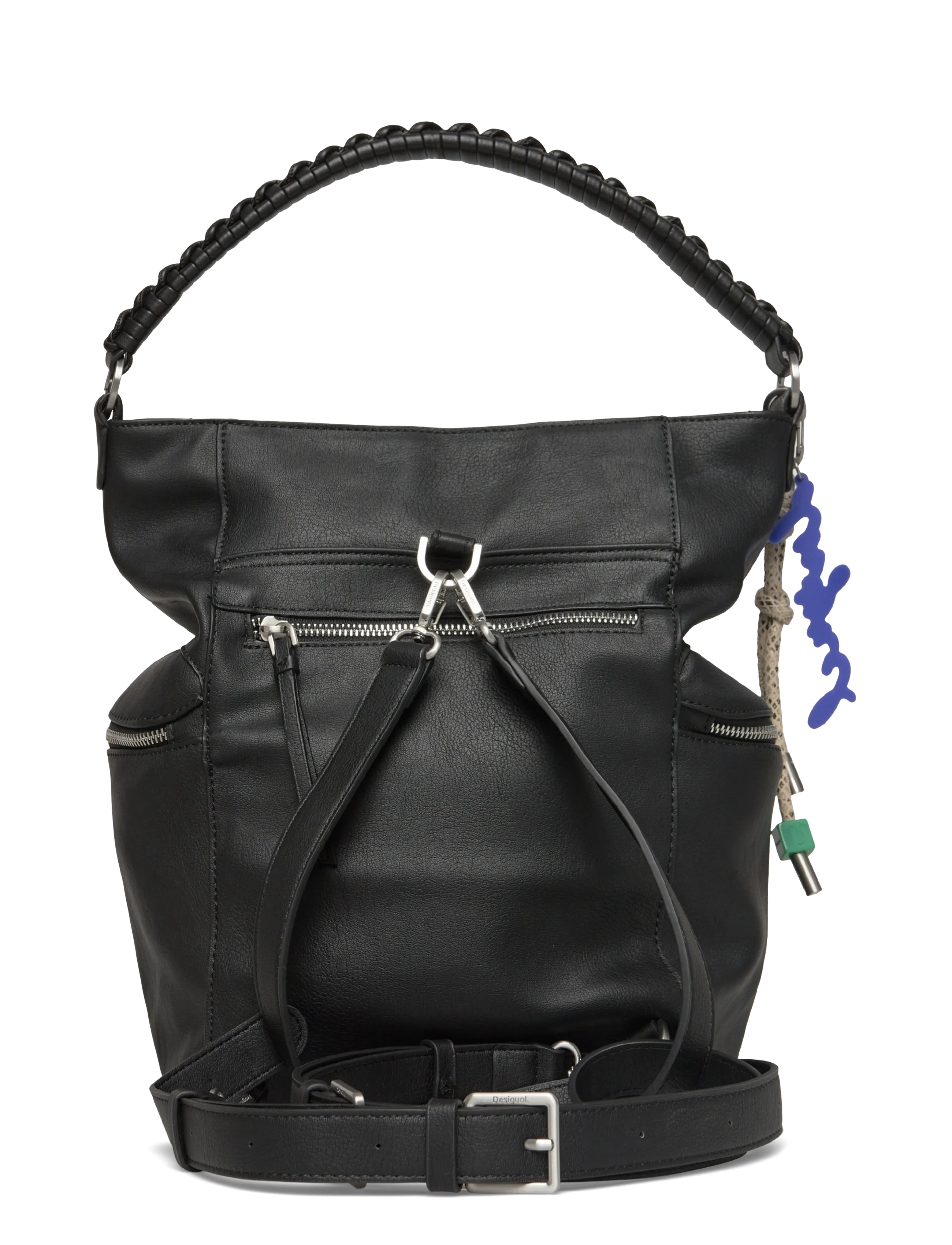 Desigual HALF LOGO ARICA - Backpacks - BLACK / black