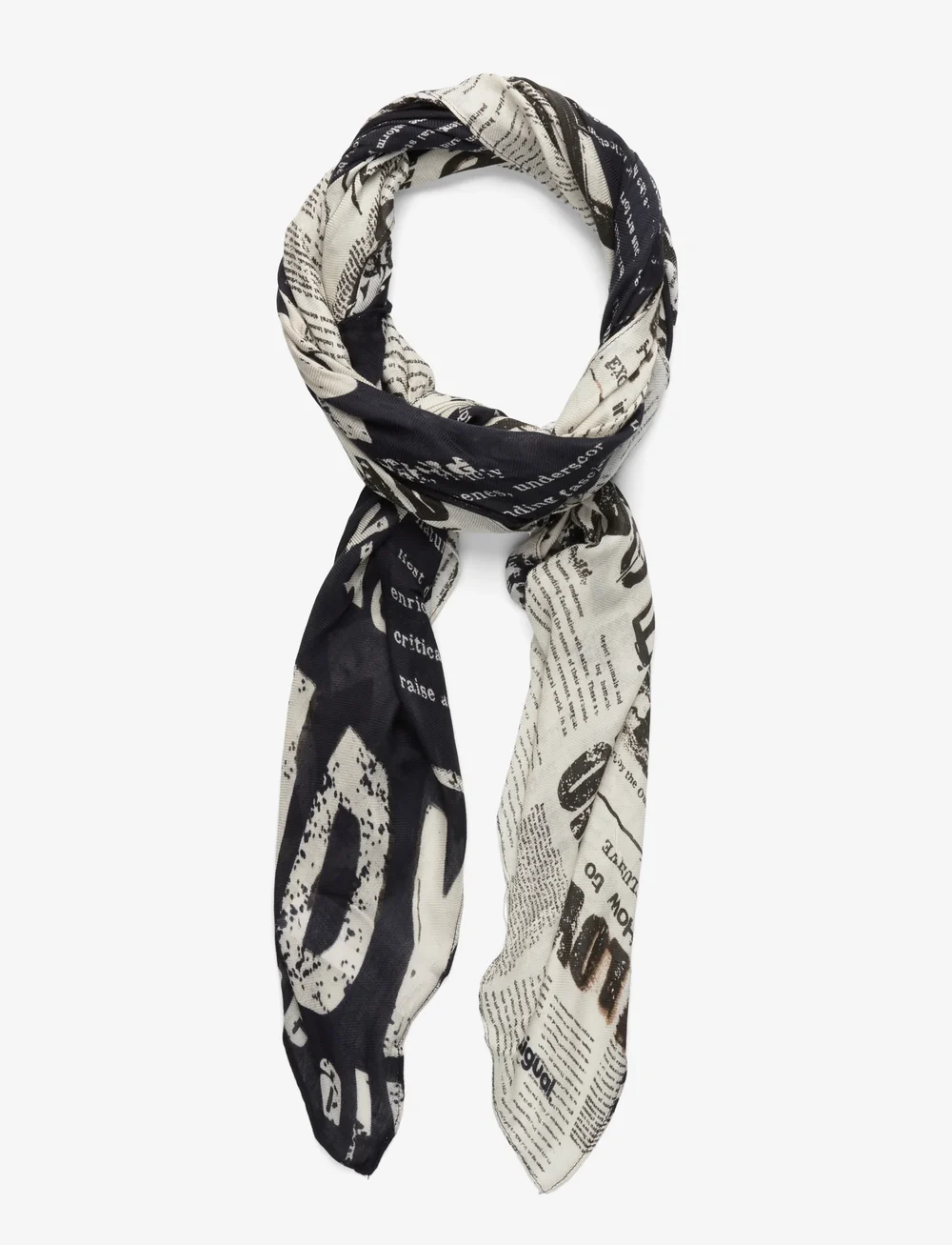 Desigual - NEWSPAPER - lakati - black - 1