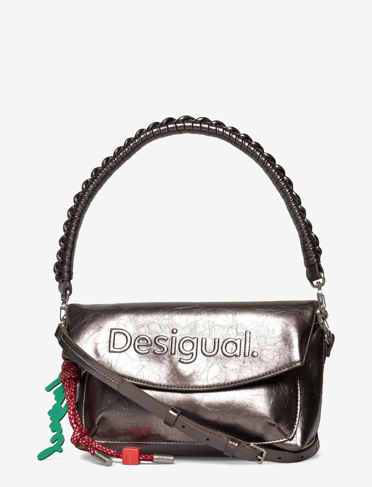 Desigual - HALF LOGO TR - skuldertasker - 9225 brushed silver - 0
