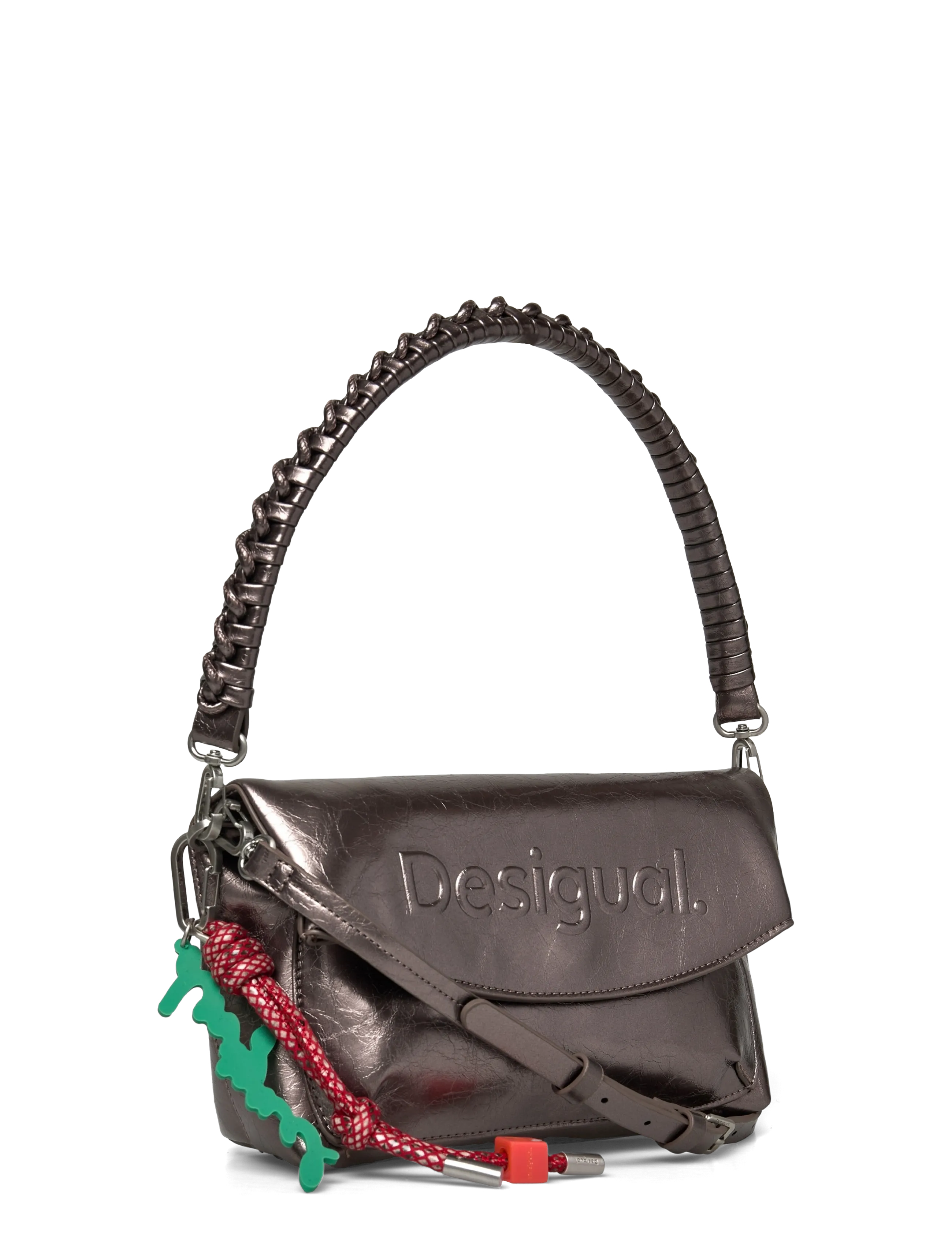 Desigual - HALF LOGO TR - vakarėlių drabužiai išparduotuvių kainomis - 9225 brushed silver - 2