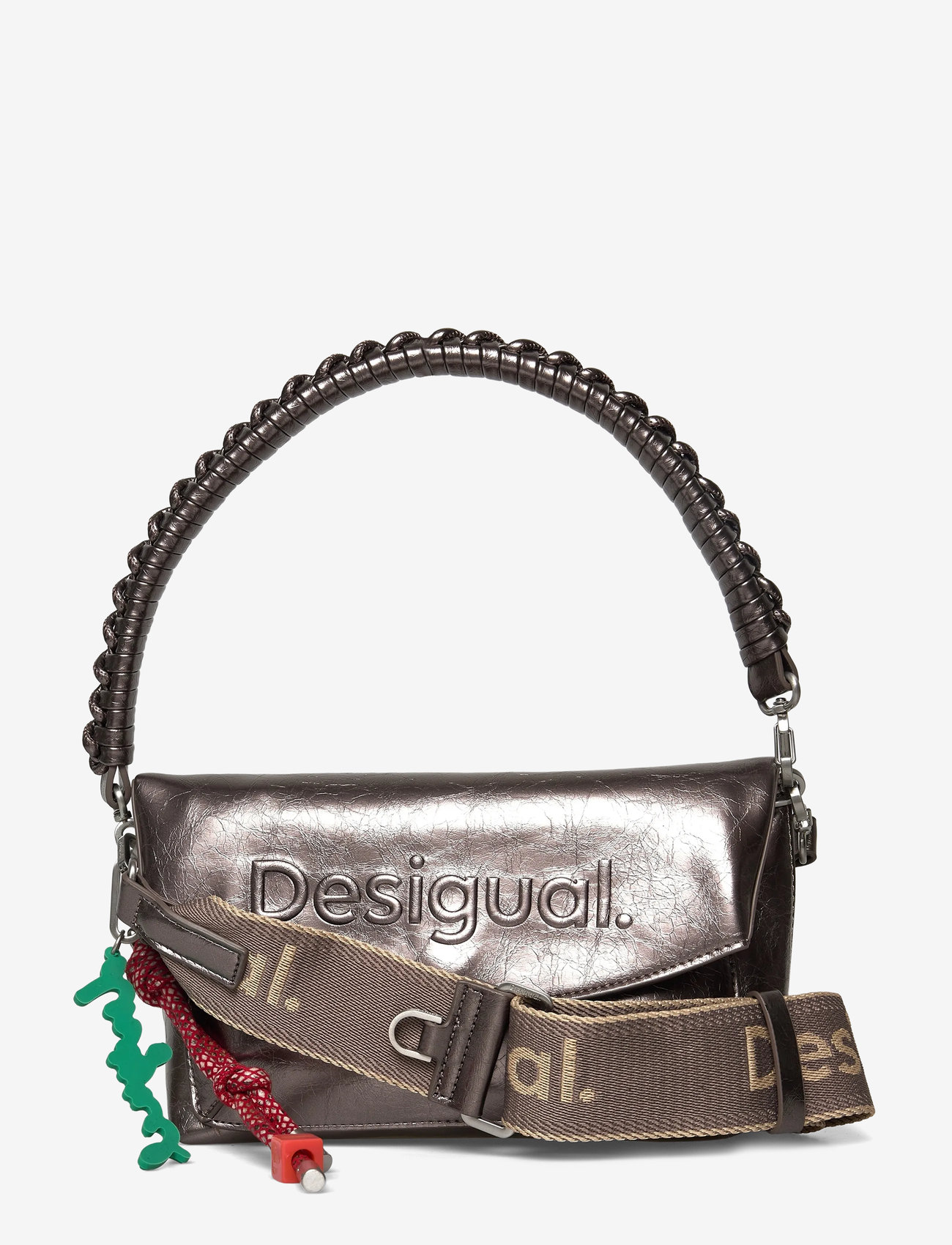 Desigual - HALF LOGO TR - skuldertasker - 9225 brushed silver - 3