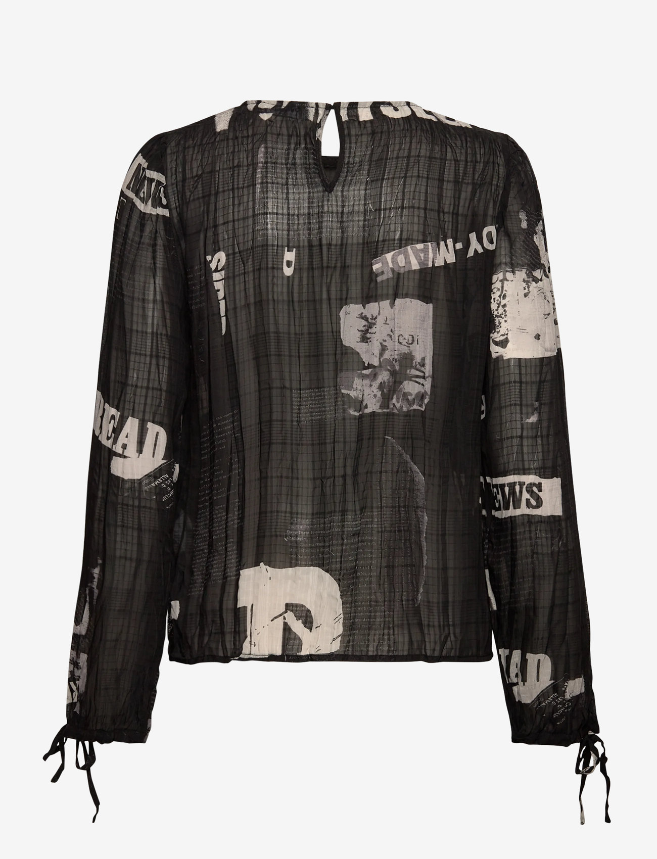 Desigual - BREAKING NEWS - langärmlige blusen - black - 1