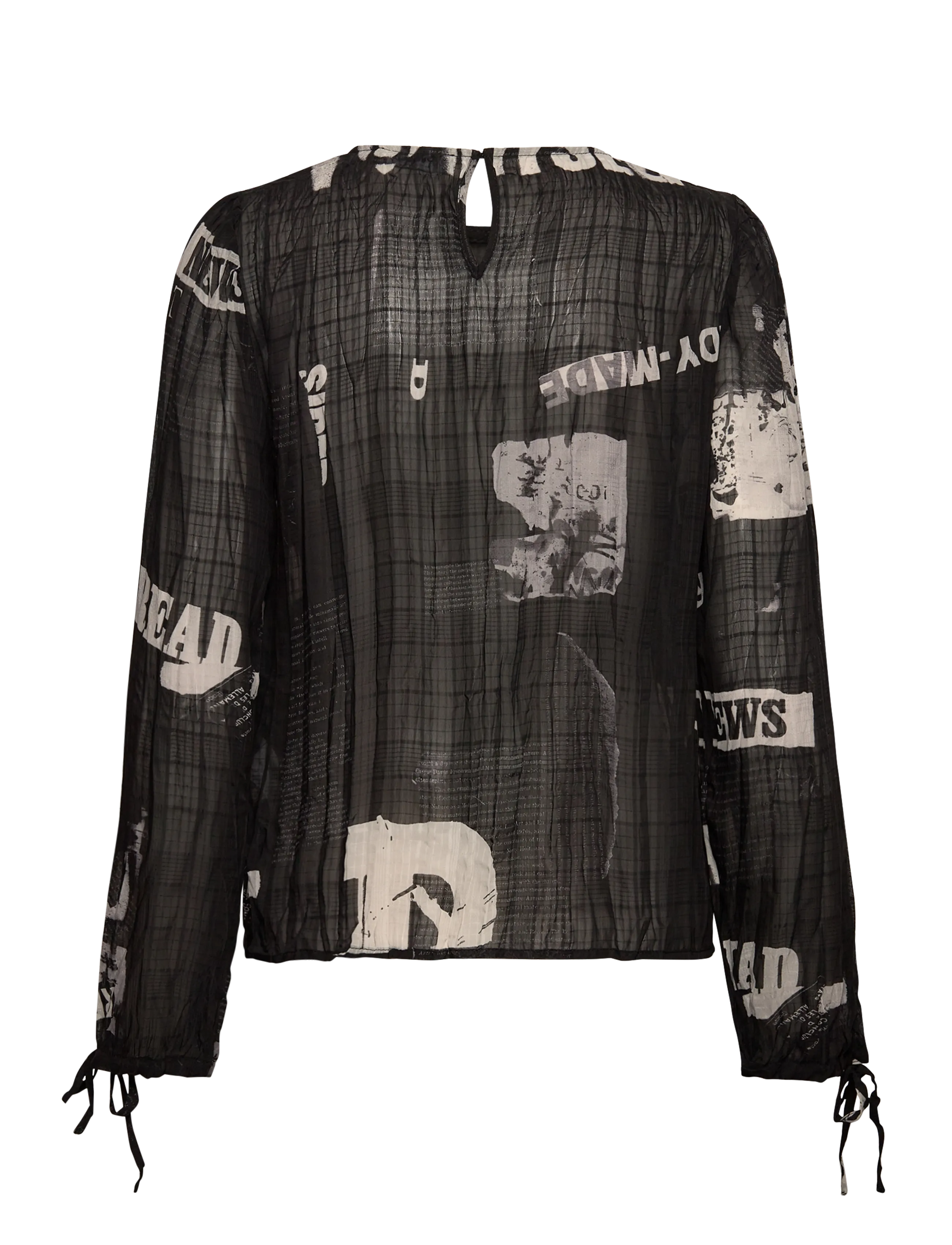 Desigual - BREAKING NEWS - långärmade blusar - black - 1