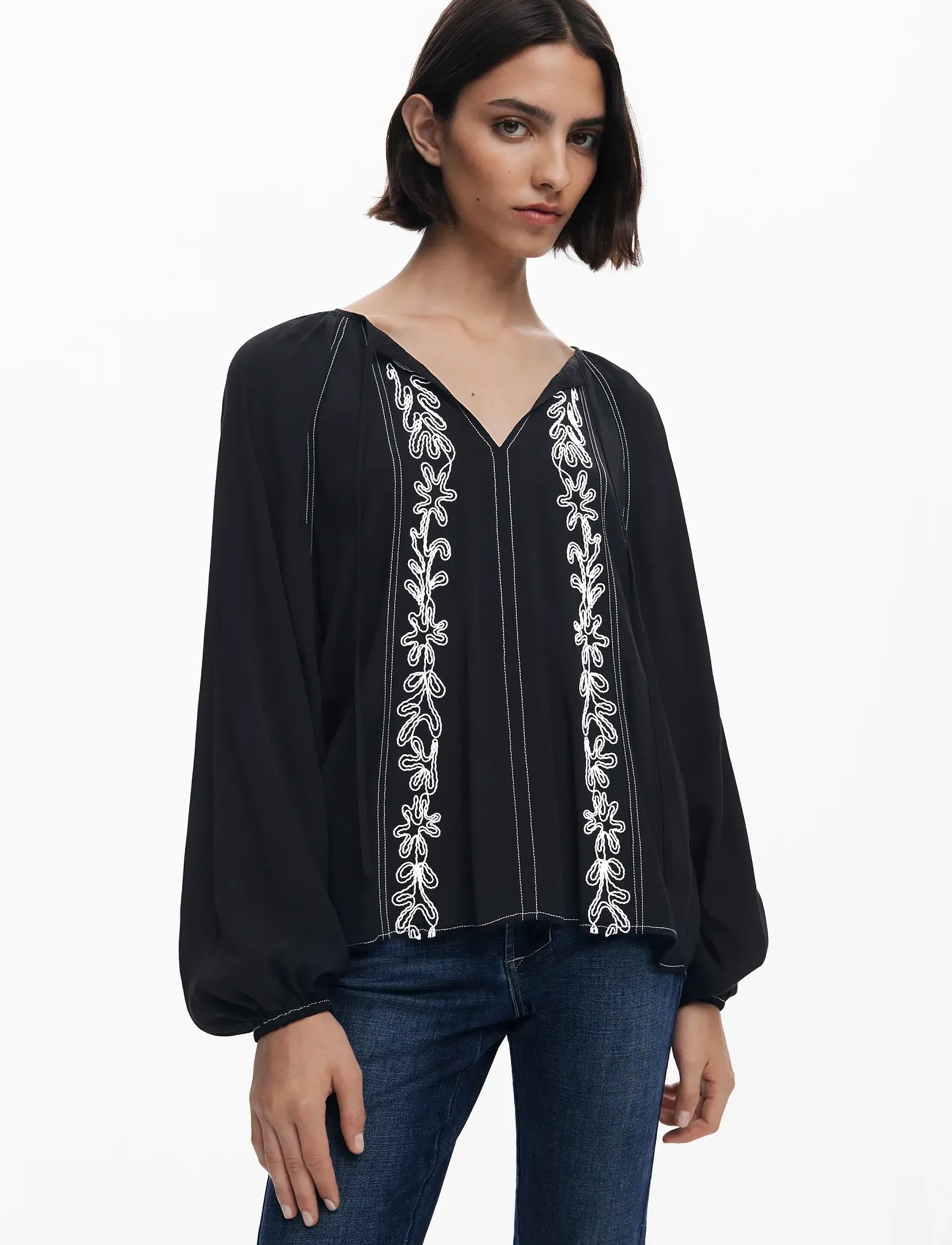 Desigual Tallo, S, Black, Bluser > Langærmede, Dame