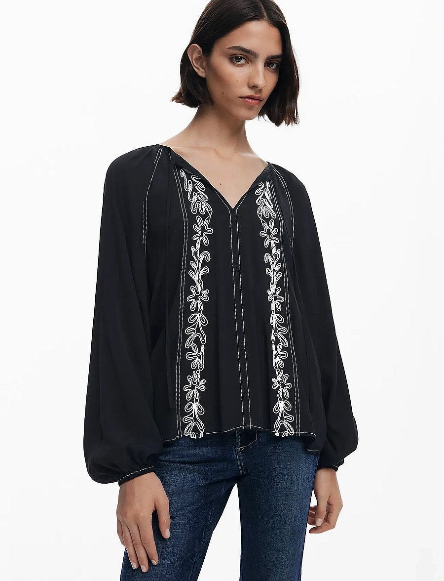 Desigual - TALLO - langärmelige blusen - black - 0