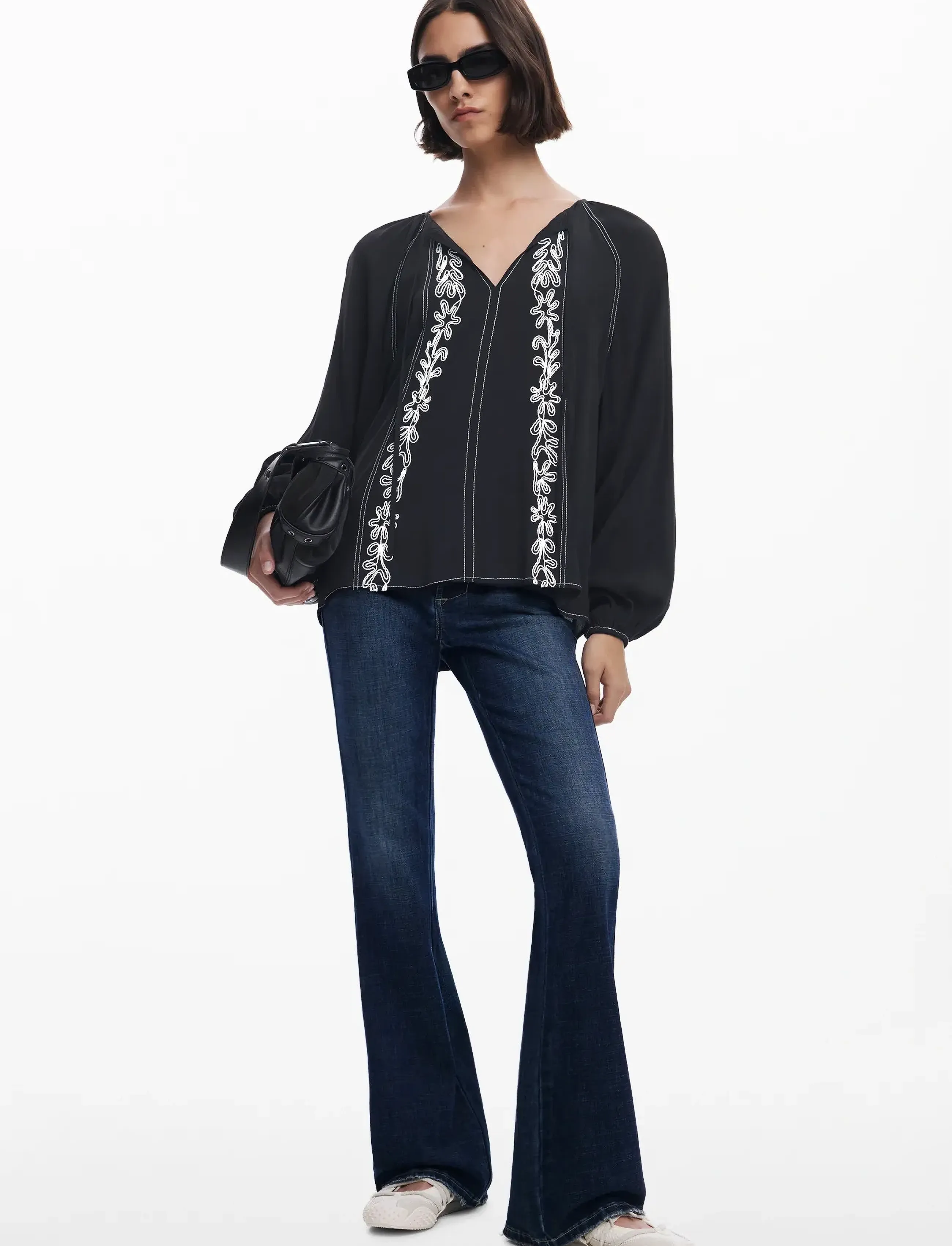 Desigual - TALLO - langärmlige blusen - black - 4