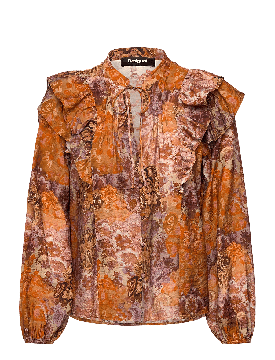 Desigual - ROMANTICA - langærmede bluser - orange - 1