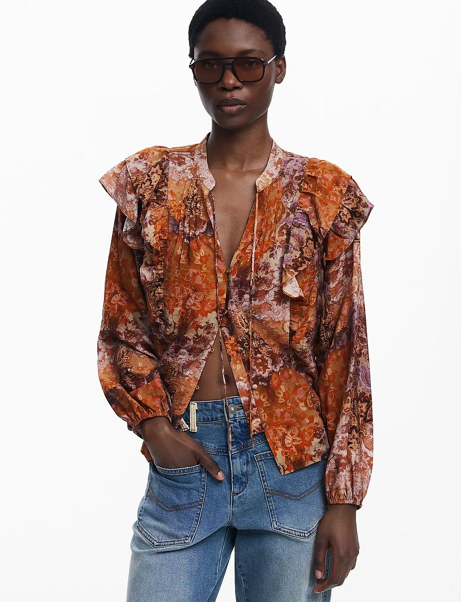 Desigual - ROMANTICA - langærmede bluser - orange - 0