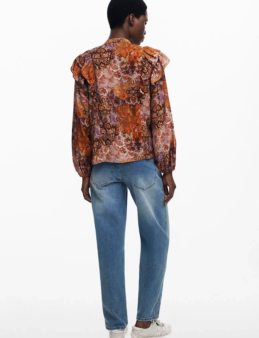Desigual - ROMANTICA - langærmede bluser - orange - 3
