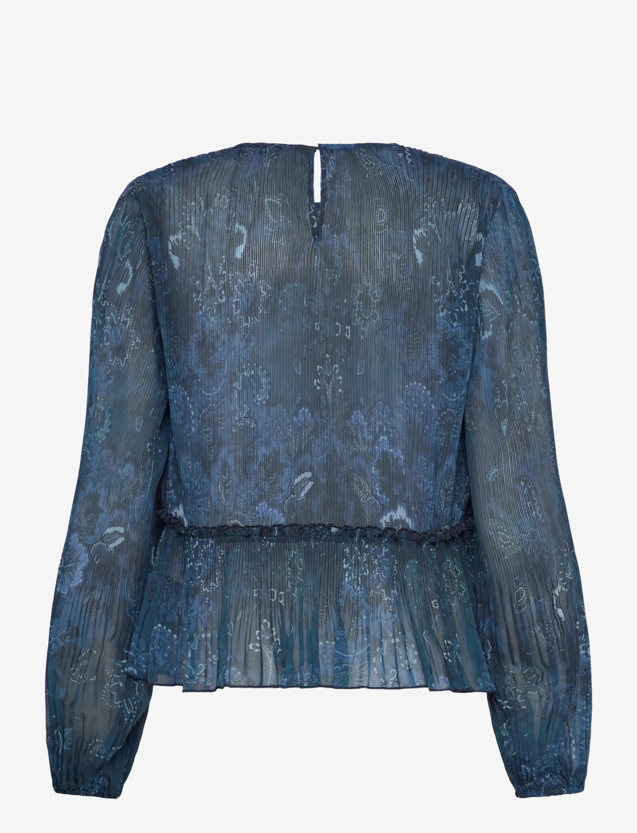 Desigual - PLISE - long-sleeved blouses - blue - 1