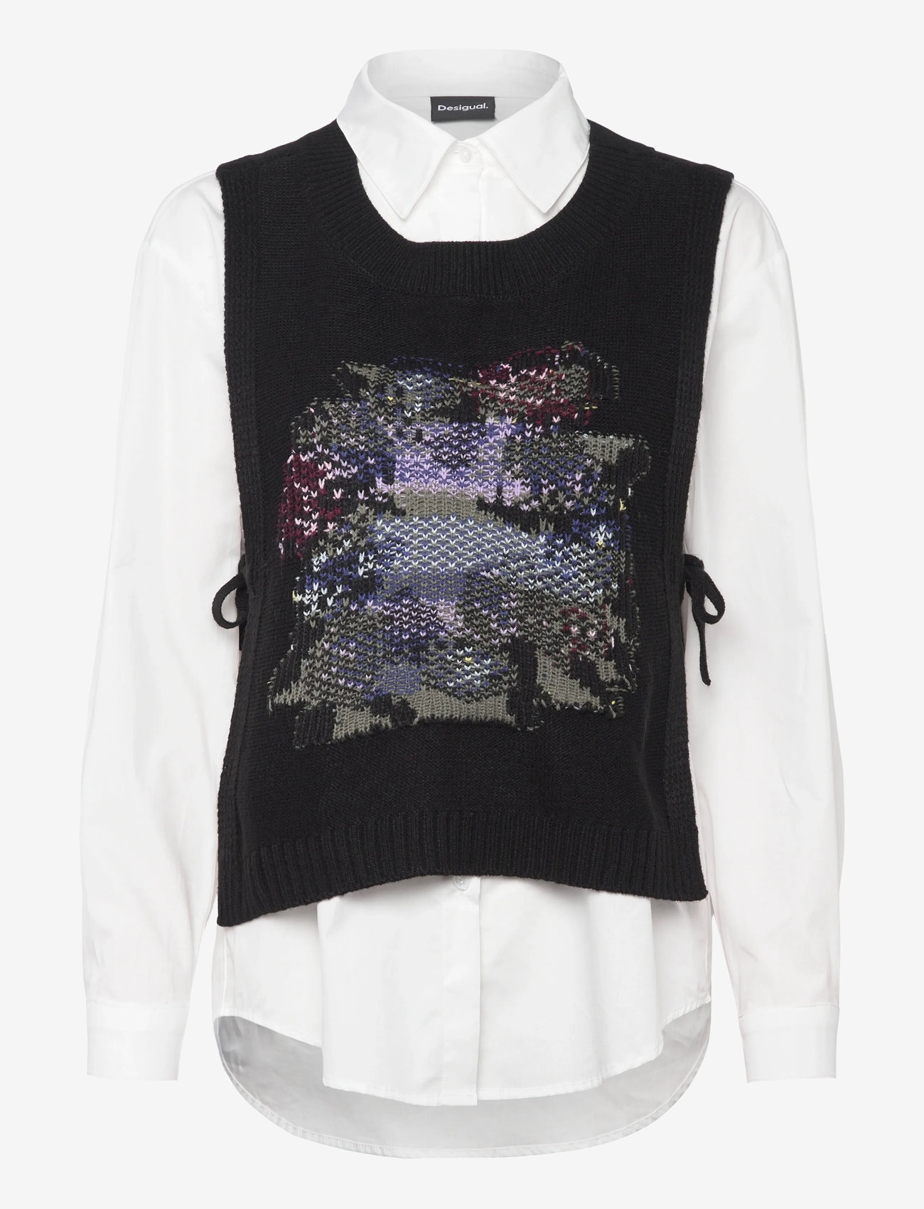 Desigual - CHALECO - langärmlige hemden - white - 0