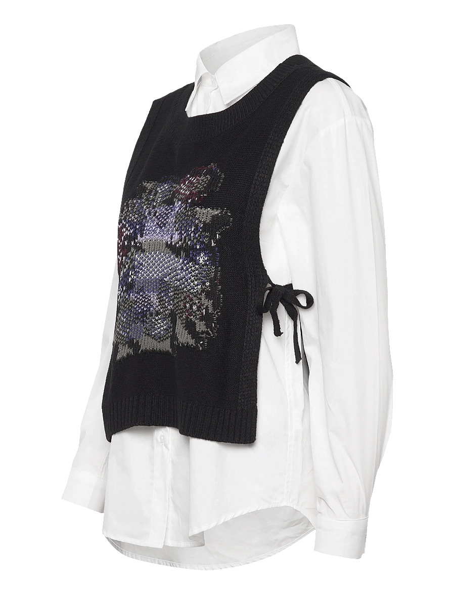 Desigual - CHALECO - denimskjorter - white - 3