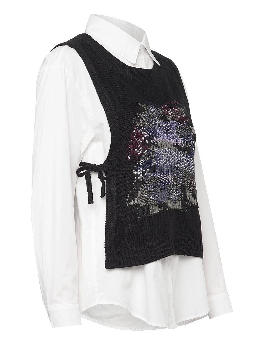 Desigual - CHALECO - denimskjorter - white - 4