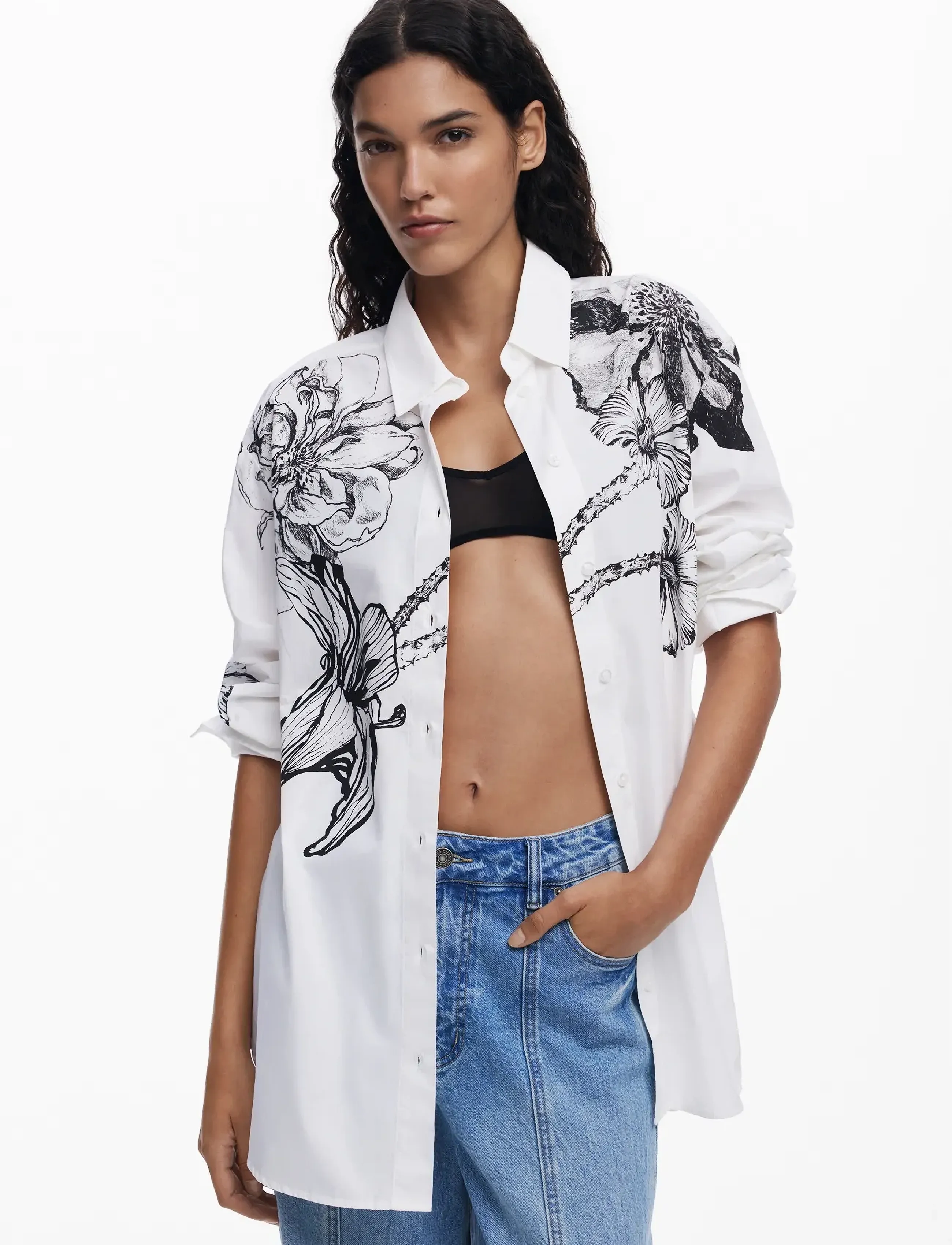 Desigual BYN LACROIX - Hemden - WHITE / white