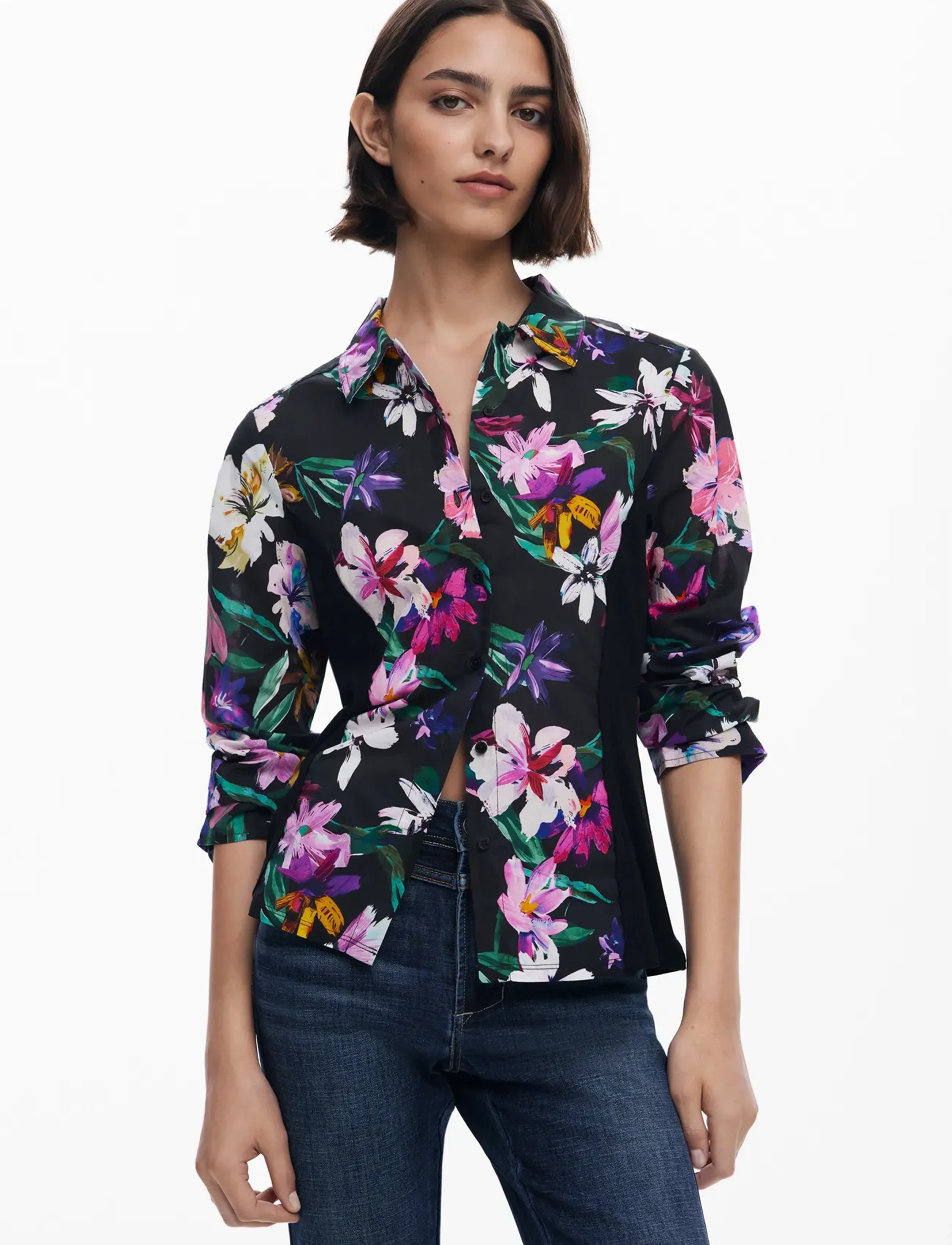Desigual Costadillo, S, Black, Skjorter > Langærmede, Dame