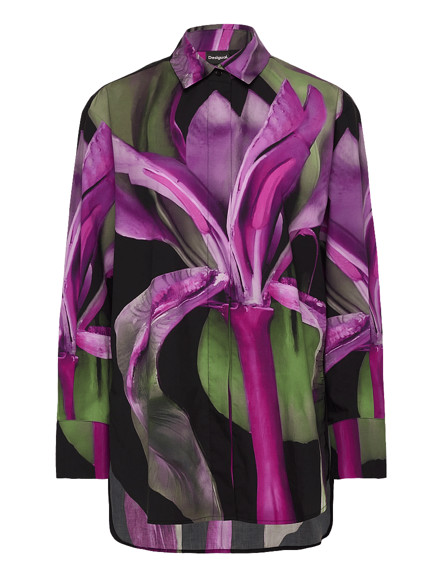 Desigual - ORQUIDEA - džinsiniai marškiniai - 3175 fuchsia purple - 1