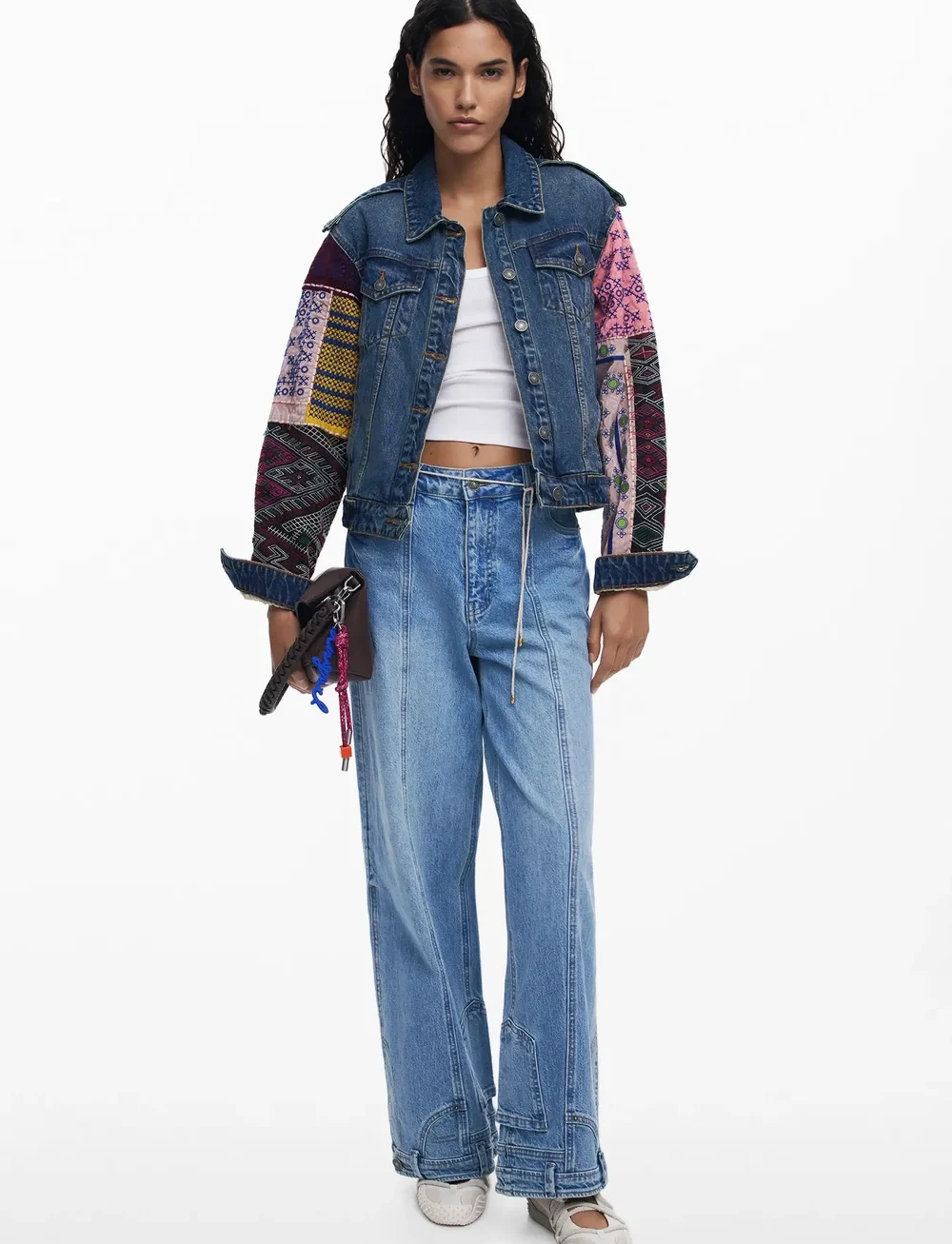 Desigual - ETNIC - jeansjackor - blue - 4