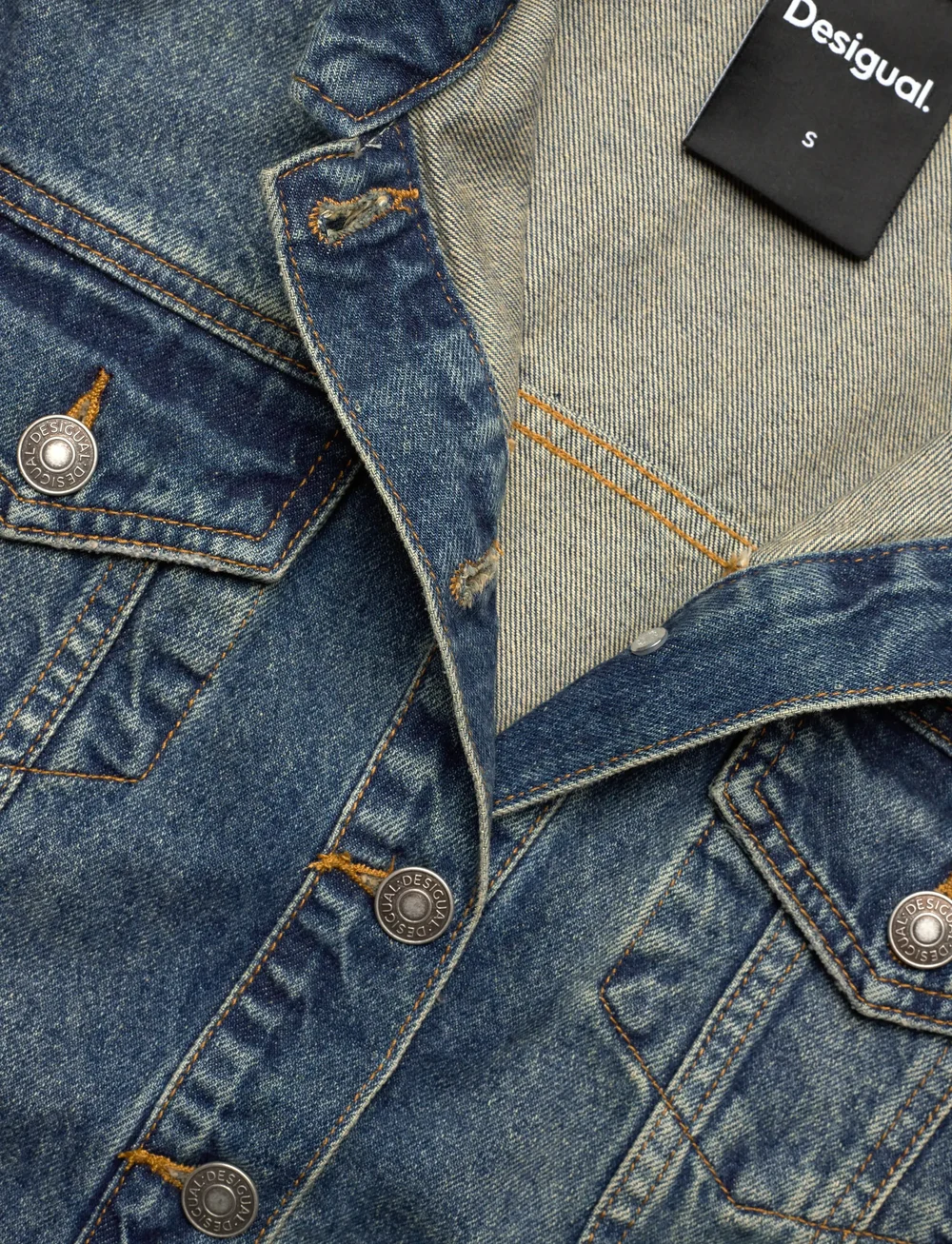 Desigual - ETNIC - jeansjackor - blue - 5