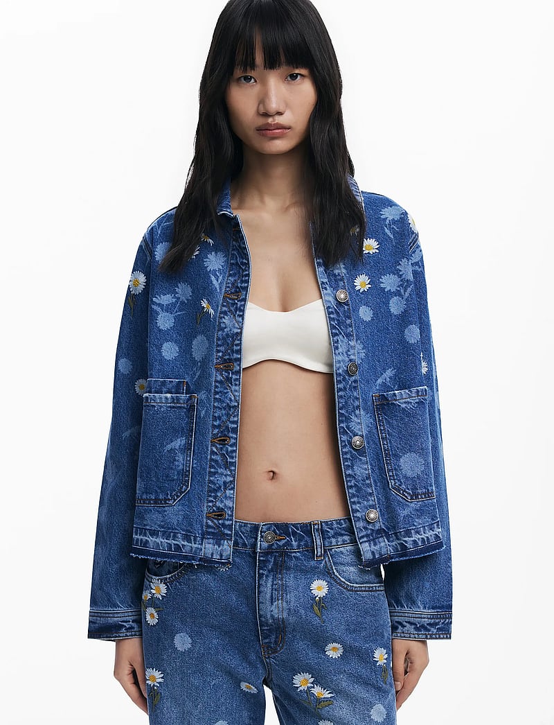 Desigual - DAISY - jeansjacken - blue - 0