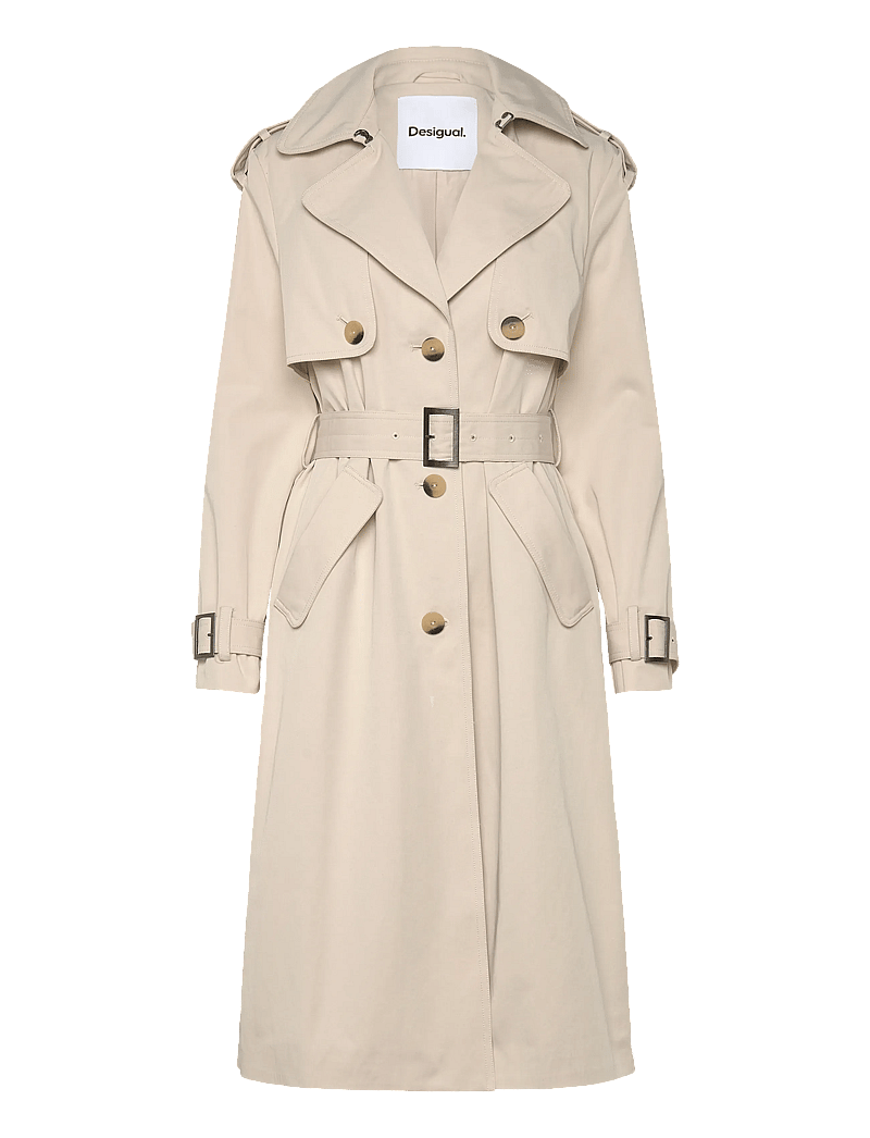 Desigual - TRENCH PLEATED - 6008 beige - 1