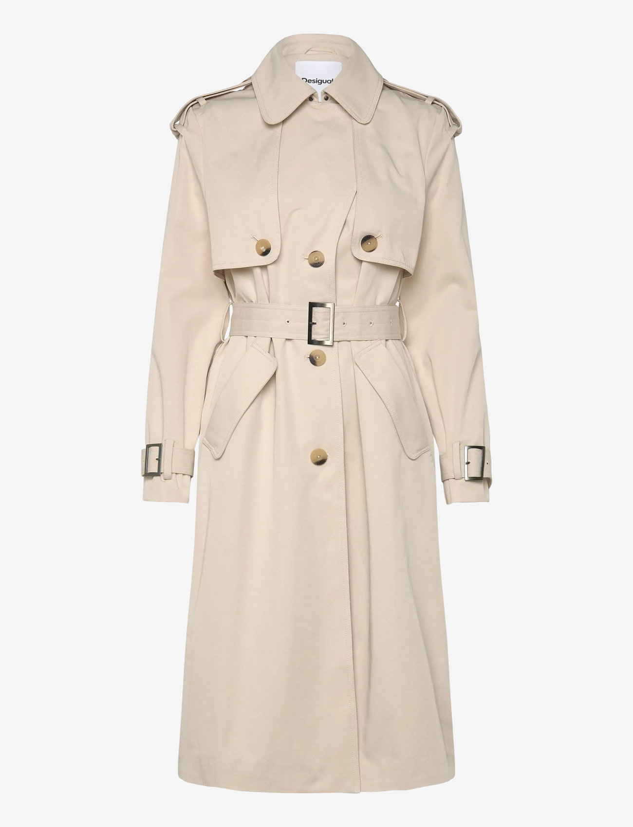 Desigual - TRENCH PLEATED - forårsjakker - 6008 beige - 1