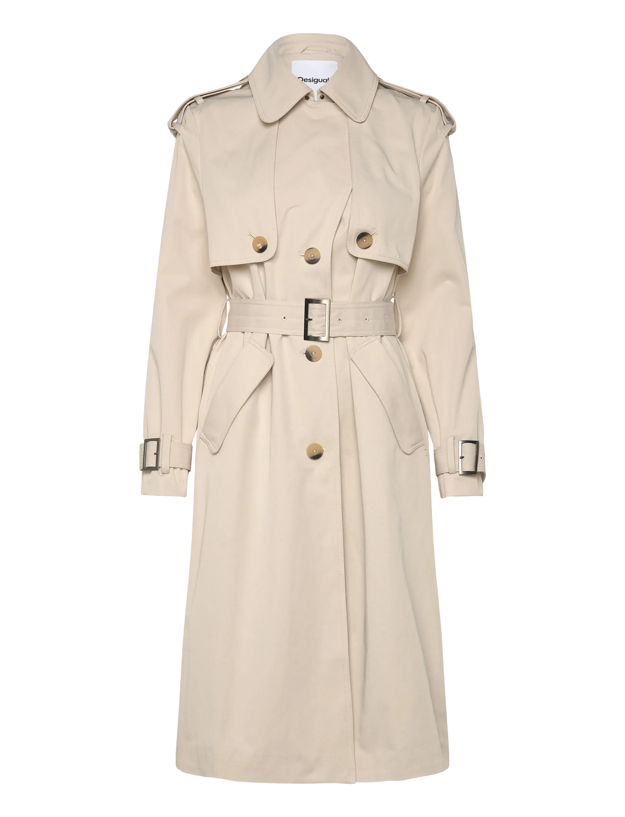 Desigual - TRENCH PLEATED - 6008 beige - 2