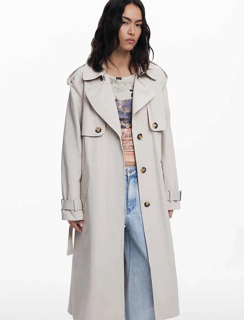 Desigual - TRENCH PLEATED - 6008 beige - 0