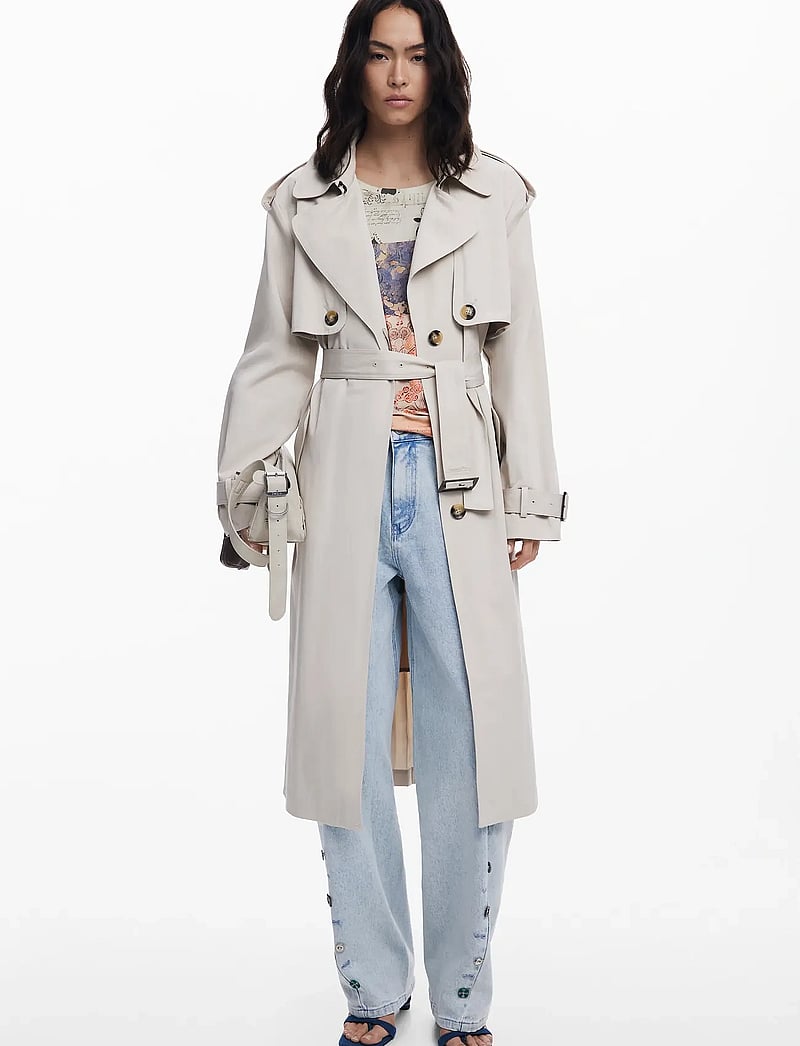 Desigual - TRENCH PLEATED - 6008 beige - 5