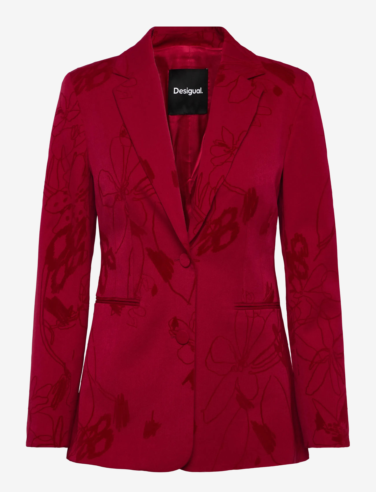 Desigual - BLAZER FLOCKARTY - einreihige blazer - 3092 rojo - 1