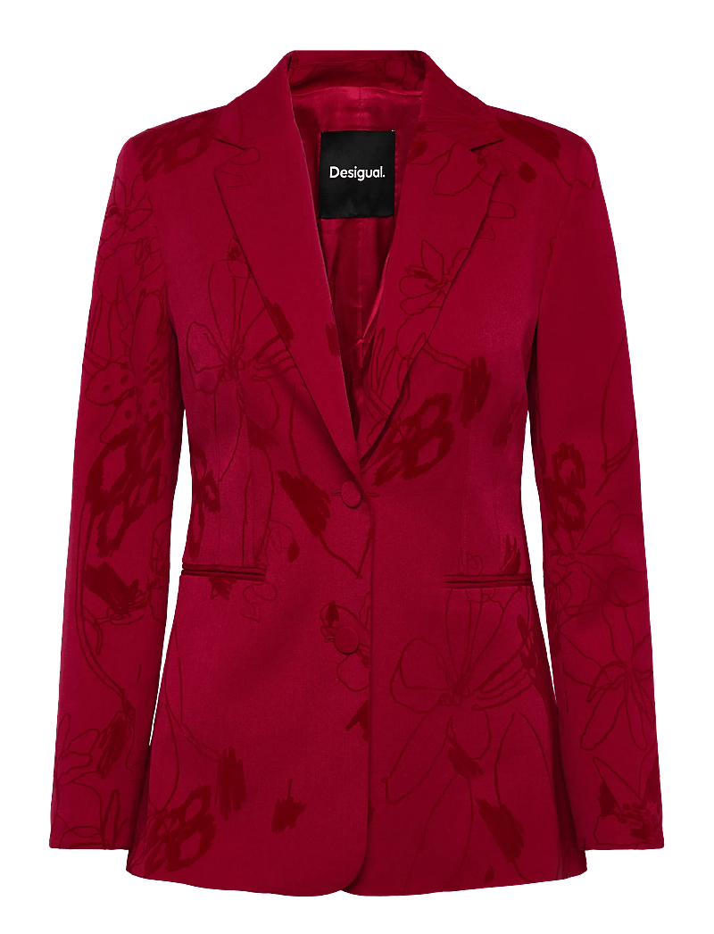 Desigual - BLAZER FLOCKARTY - einreihige blazer - 3092 rojo - 1