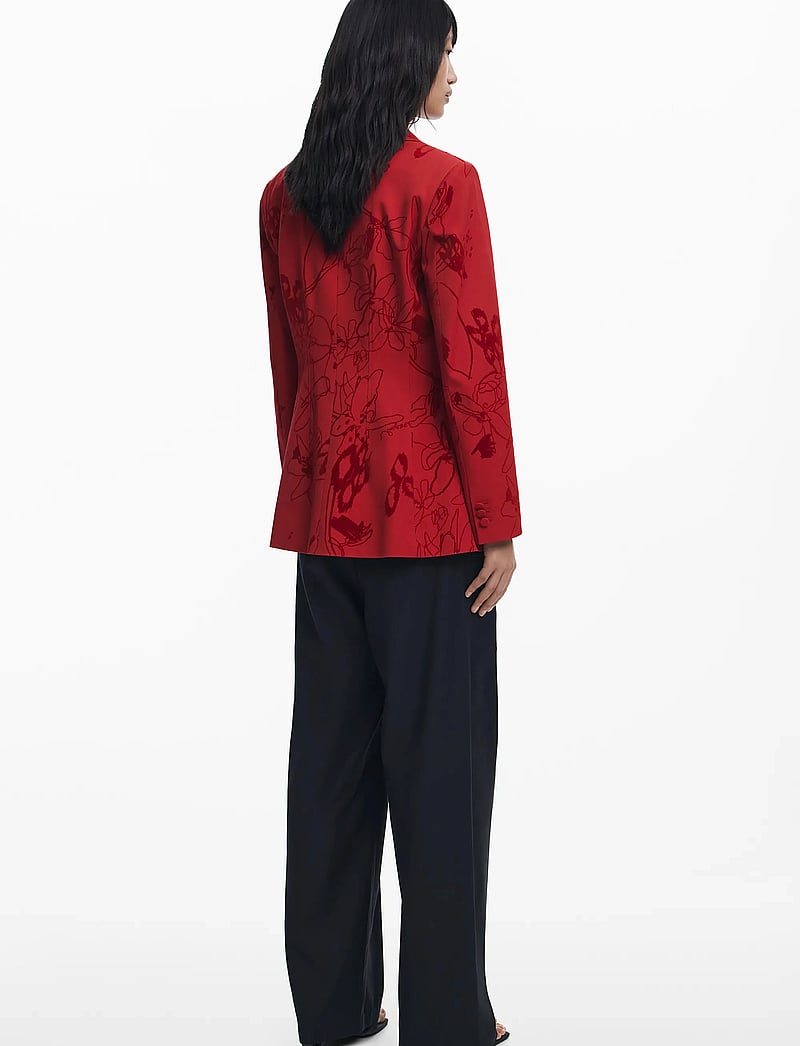 Desigual - BLAZER FLOCKARTY - einreihige blazer - 3092 rojo - 3