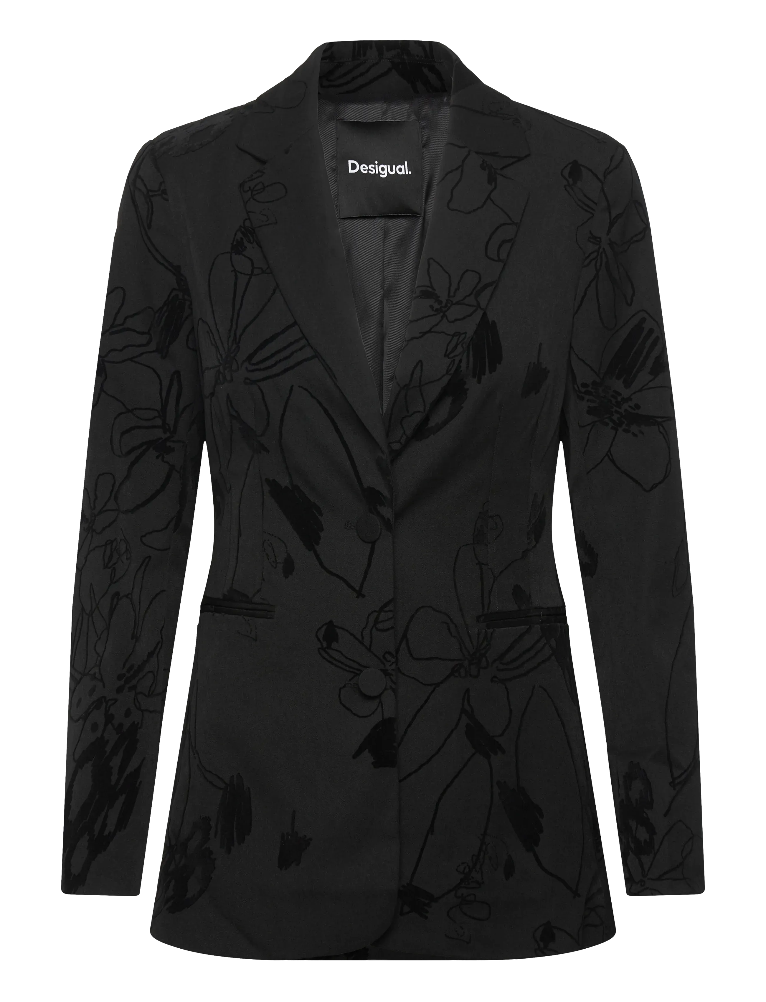 Desigual - BLAZER FLOCKARTY - black - 1