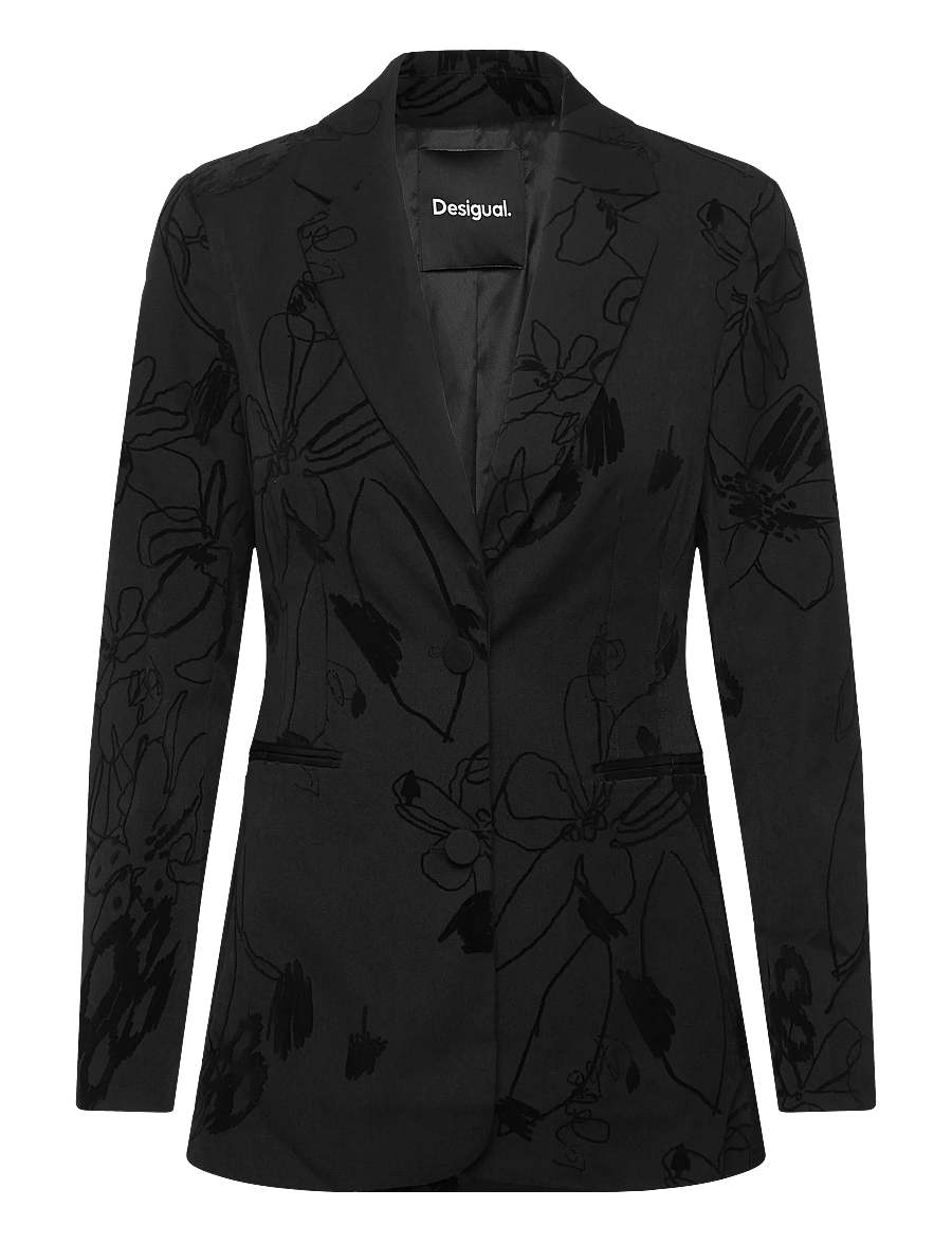 Desigual - BLAZER FLOCKARTY - black - 1