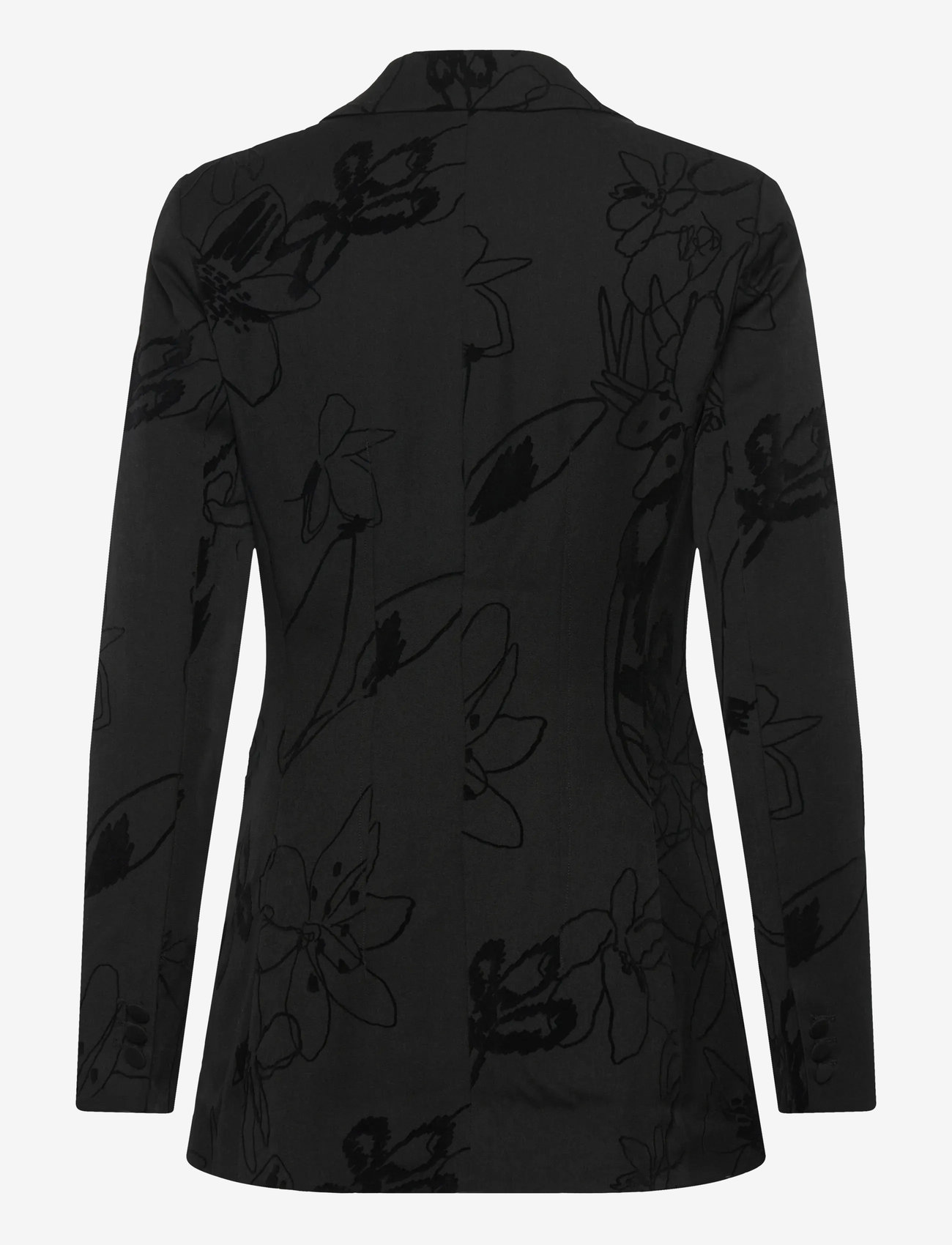 Desigual - BLAZER FLOCKARTY - enkeltradede blazere - black - 1