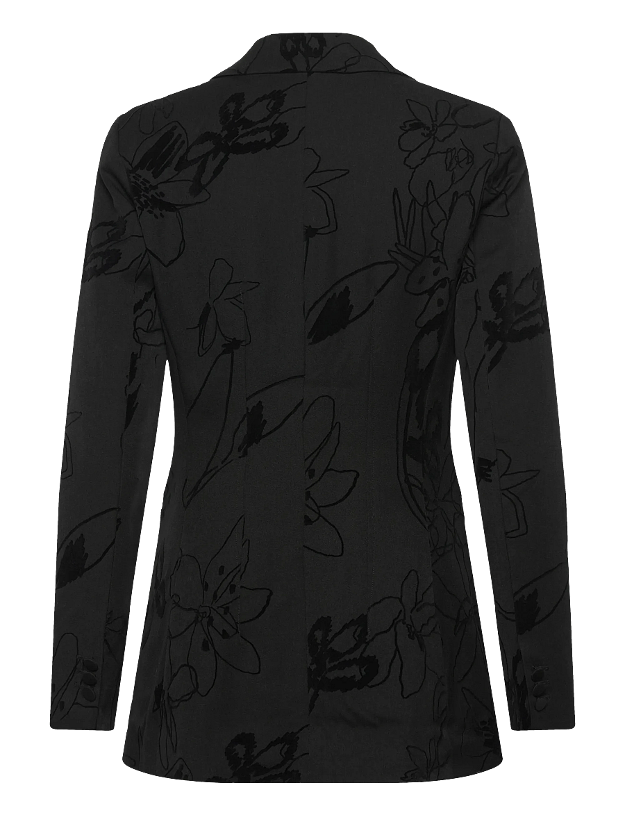 Desigual - BLAZER FLOCKARTY - black - 2