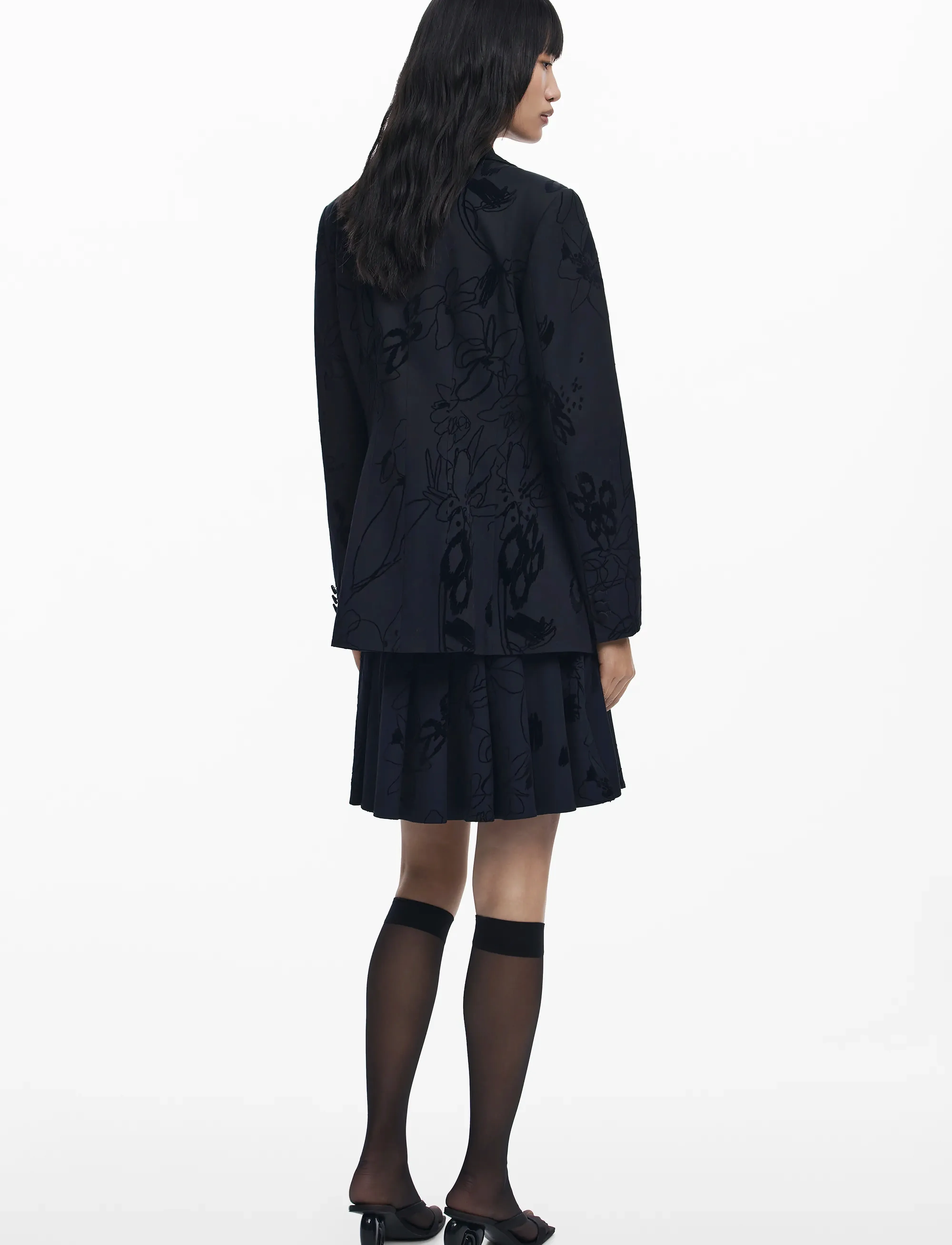 Desigual - BLAZER FLOCKARTY - black - 3