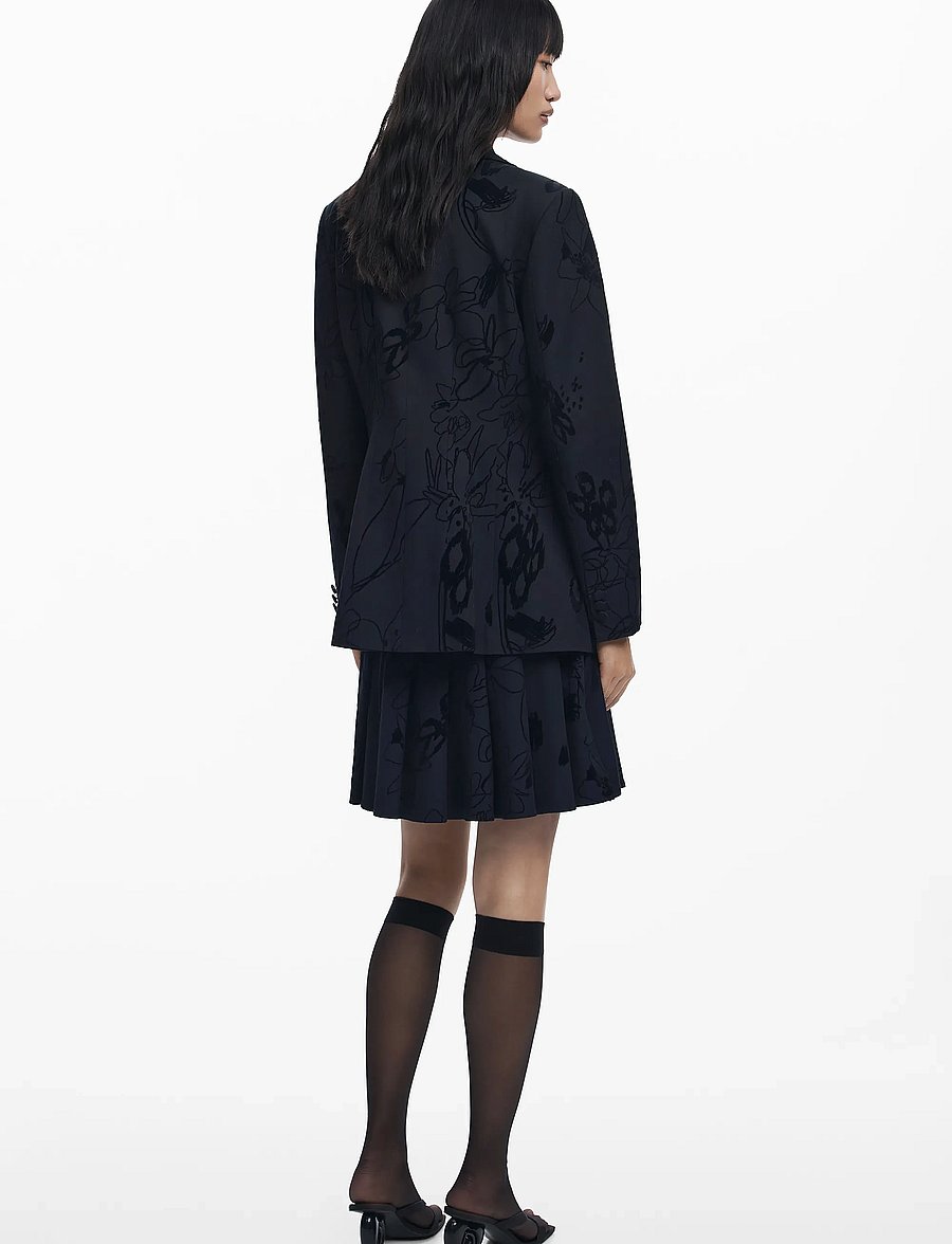 Desigual - BLAZER FLOCKARTY - black - 3