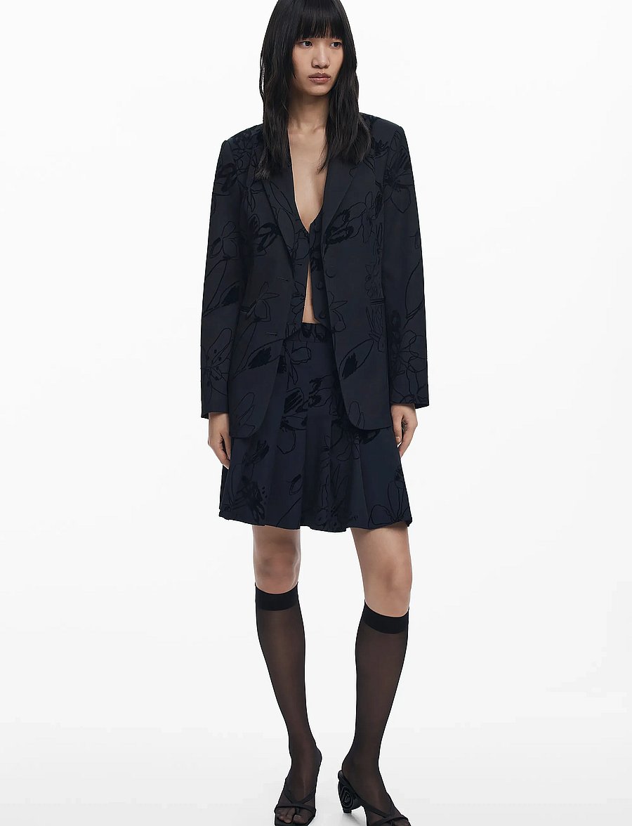 Desigual - BLAZER FLOCKARTY - black - 4