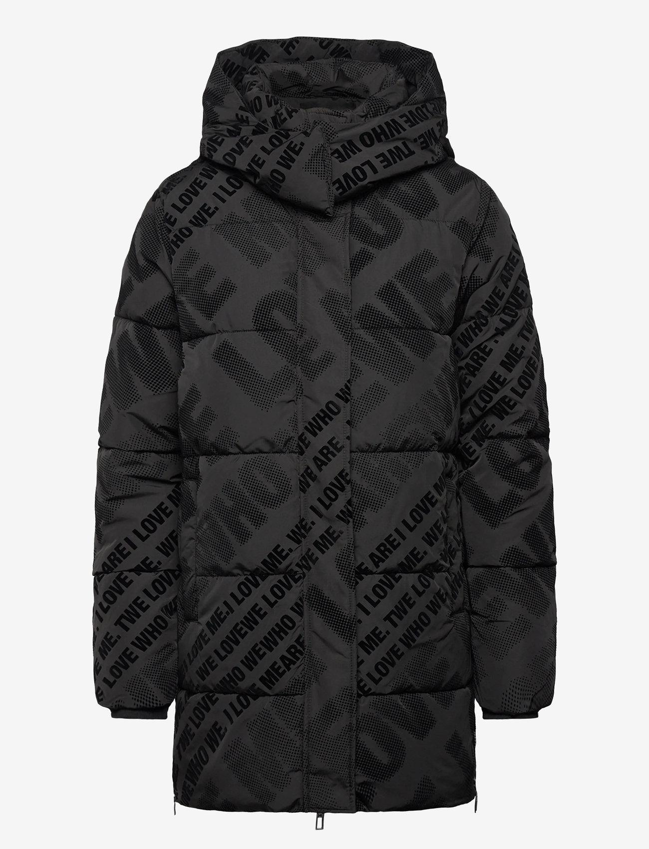 Desigual - PADDED CADERA FLOCK - sulejoped ja voodriga joped - black - 0