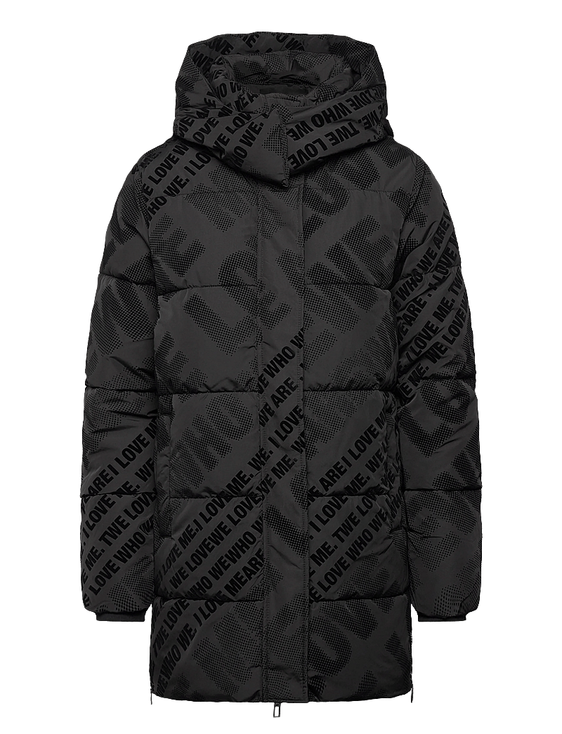 Desigual - PADDED CADERA FLOCK - voodriga mantlid - black - 1