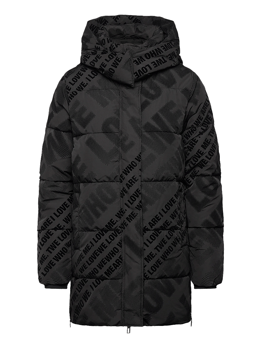 Desigual - PADDED CADERA FLOCK - daunenmäntel - black - 1