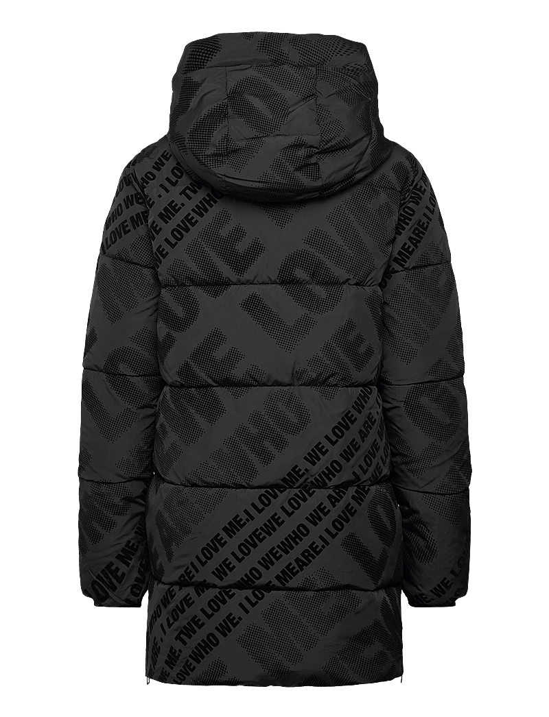 Desigual - PADDED CADERA FLOCK - voodriga mantlid - black - 2