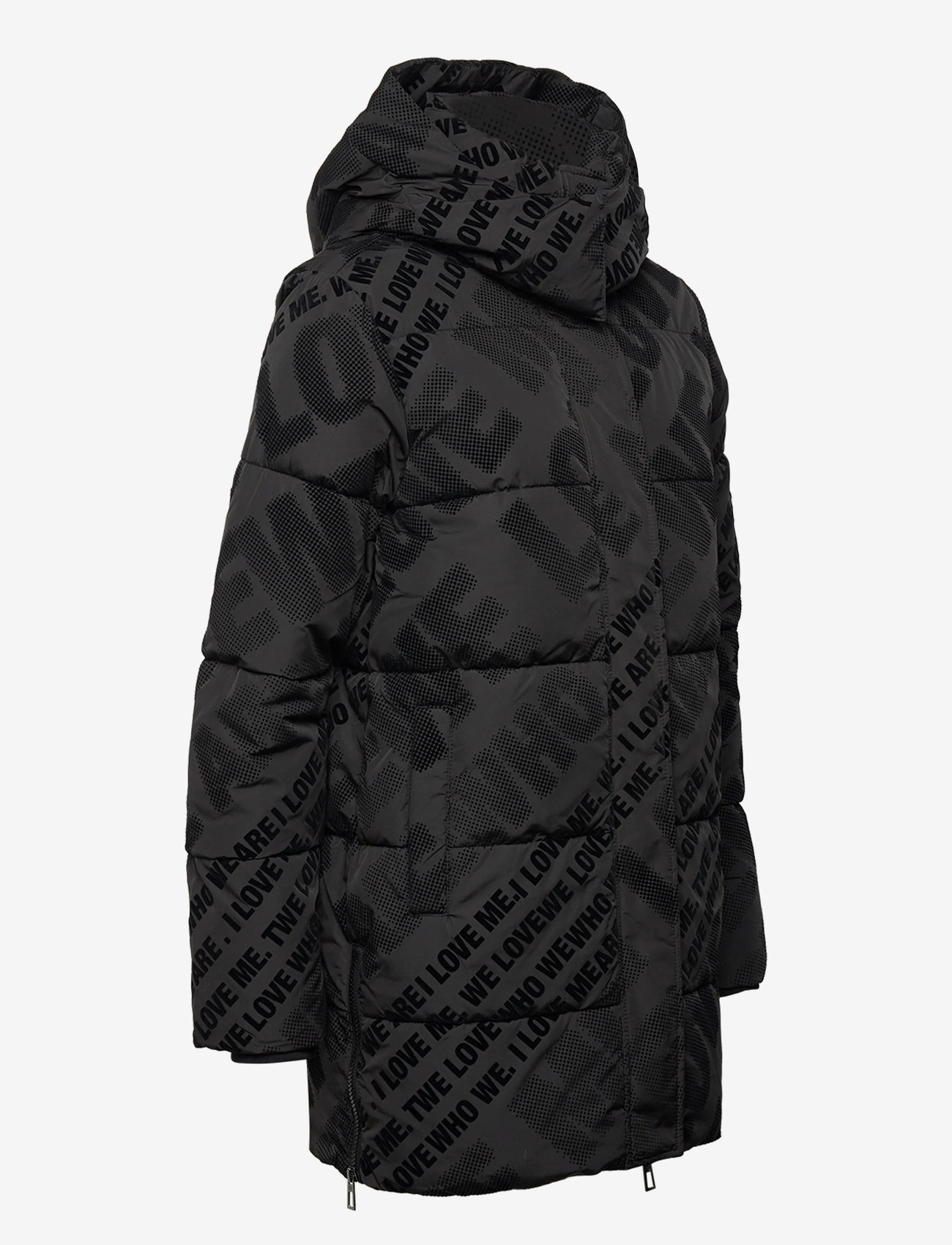 Desigual - PADDED CADERA FLOCK - sulejoped ja voodriga joped - black - 2