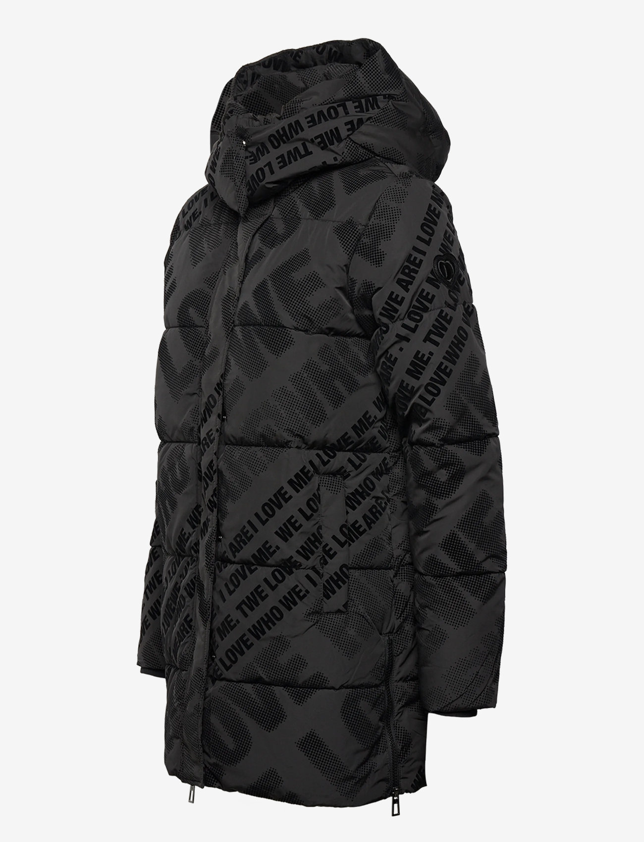 Desigual - PADDED CADERA FLOCK - sulejoped ja voodriga joped - black - 3